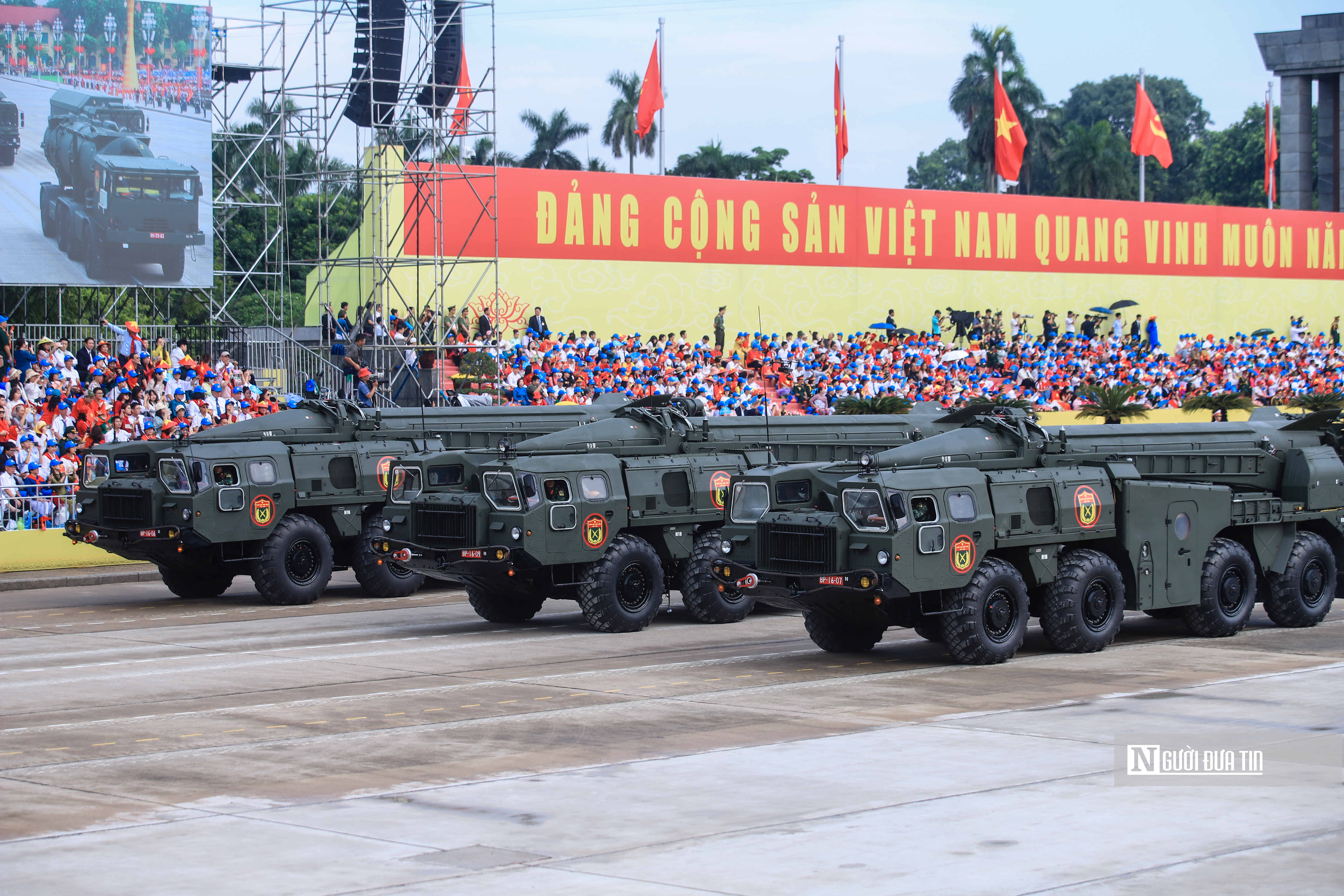 Video: Cận cảnh tổ hợp tên lửa đạn đạo Scud-B và dàn khí tài "khủng" tại tổng duyệt A80- Ảnh 1. Video: Cận cảnh tổ hợp tên lửa đạn đạo Scud-B và dàn khí tài "khủng" tại tổng duyệt A80- Ảnh 1.