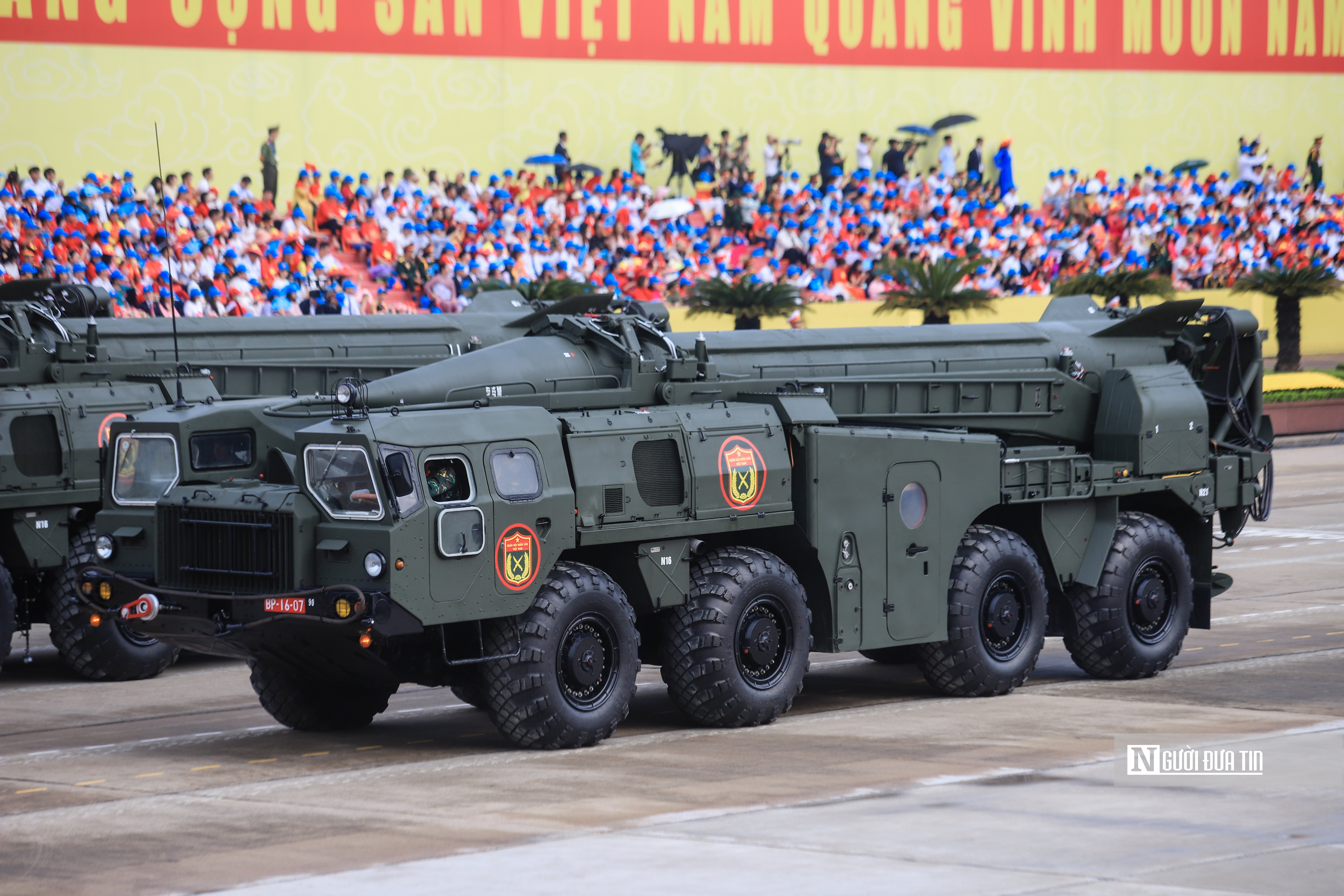 Video: Cận cảnh tổ hợp tên lửa đạn đạo Scud-B và dàn khí tài "khủng" tại tổng duyệt A80- Ảnh 3. Video: Cận cảnh tổ hợp tên lửa đạn đạo Scud-B và dàn khí tài "khủng" tại tổng duyệt A80- Ảnh 3.