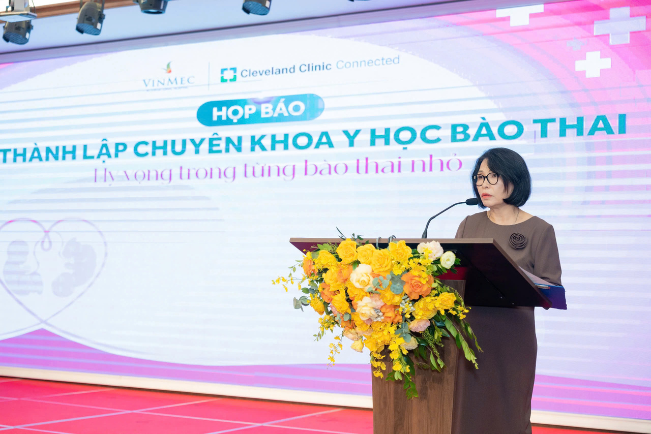 Vinmec ra mắt chuyên khoa y học Bào thai – Bước ngoặt điều trị trước sinh tại Việt Nam - Ảnh 1.