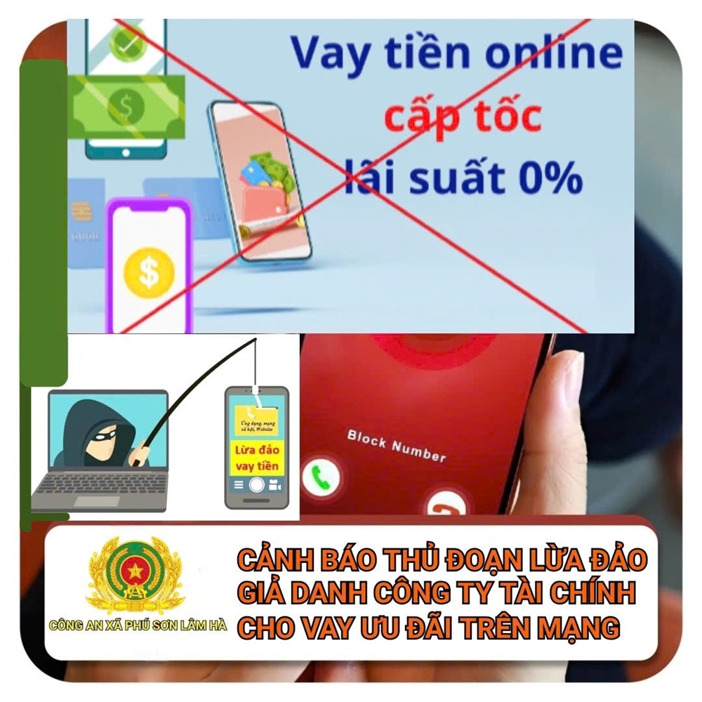 Cảnh báo thủ đoạn giả danh công ty tài chính cho vay ưu đãi trên mạng để lừa đảo- Ảnh 1. Cảnh báo thủ đoạn giả danh công ty tài chính cho vay ưu đãi trên mạng để lừa đảo- Ảnh 1.
