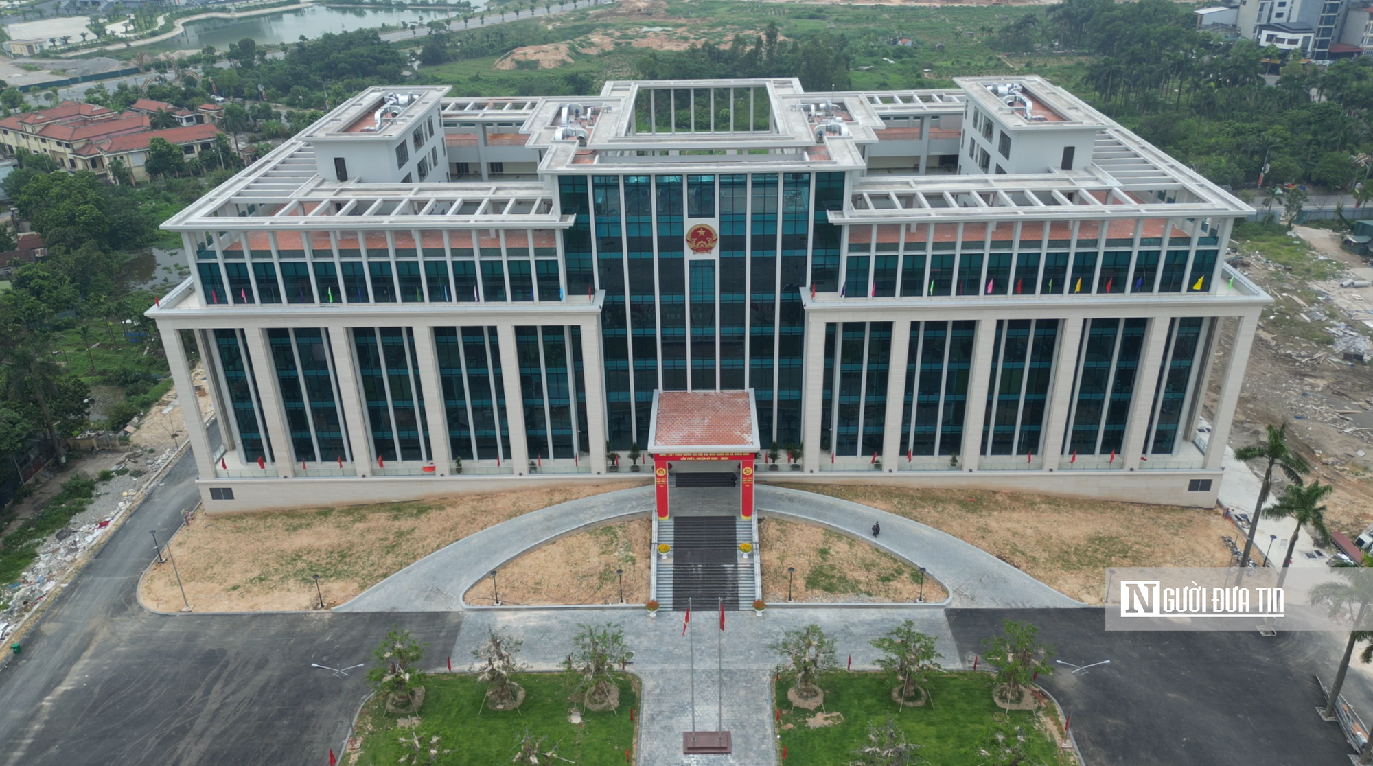 Cận cảnh trụ sở xã lớn nhất Hà Nội- Ảnh 1. Cận cảnh trụ sở xã lớn nhất Hà Nội- Ảnh 1.
