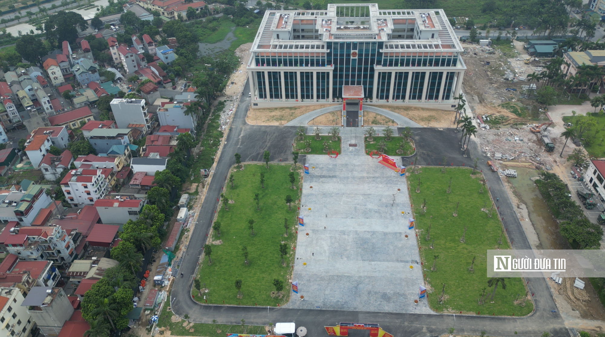 Cận cảnh trụ sở xã lớn nhất Hà Nội- Ảnh 2. Cận cảnh trụ sở xã lớn nhất Hà Nội- Ảnh 2.