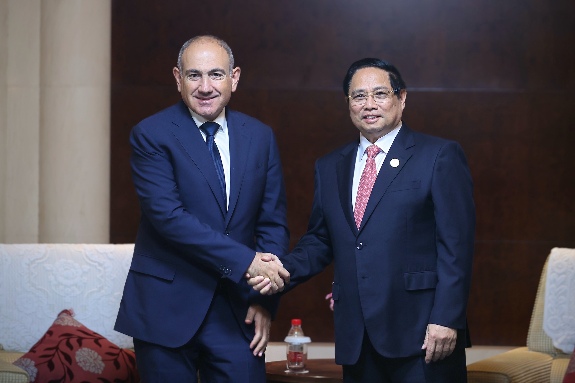 Thủ tướng gặp gỡ lãnh đạo nhiều nước bên lề Hội nghị Thượng định SCO- Ảnh 2. Thủ tướng gặp gỡ lãnh đạo nhiều nước bên lề Hội nghị Thượng định SCO- Ảnh 2.