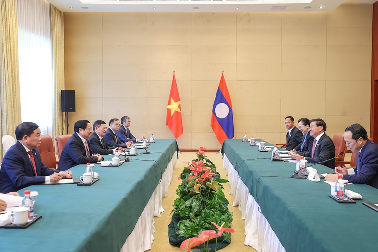 Lãnh đạo Việt Nam - Lào thống nhất tăng cường hợp tác trong các lĩnh vực thăm dò, khảo sát khoáng sản- Ảnh 2. Lãnh đạo Việt Nam - Lào thống nhất tăng cường hợp tác trong các lĩnh vực thăm dò, khảo sát khoáng sản- Ảnh 2.