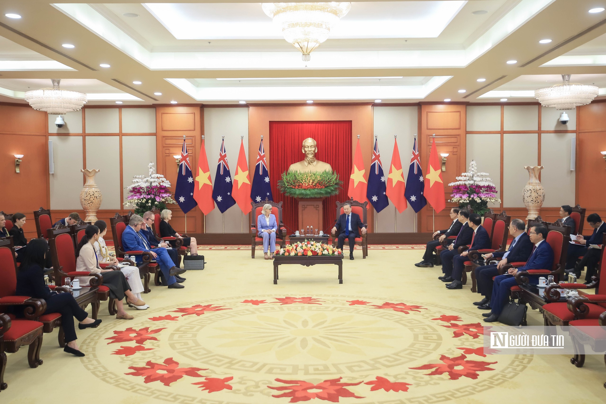 Tổng Bí thư Tô Lâm tiếp Toàn quyền Australia Sam Mostyn - Ảnh 6. Tổng Bí thư Tô Lâm tiếp Toàn quyền Australia Sam Mostyn - Ảnh 6.