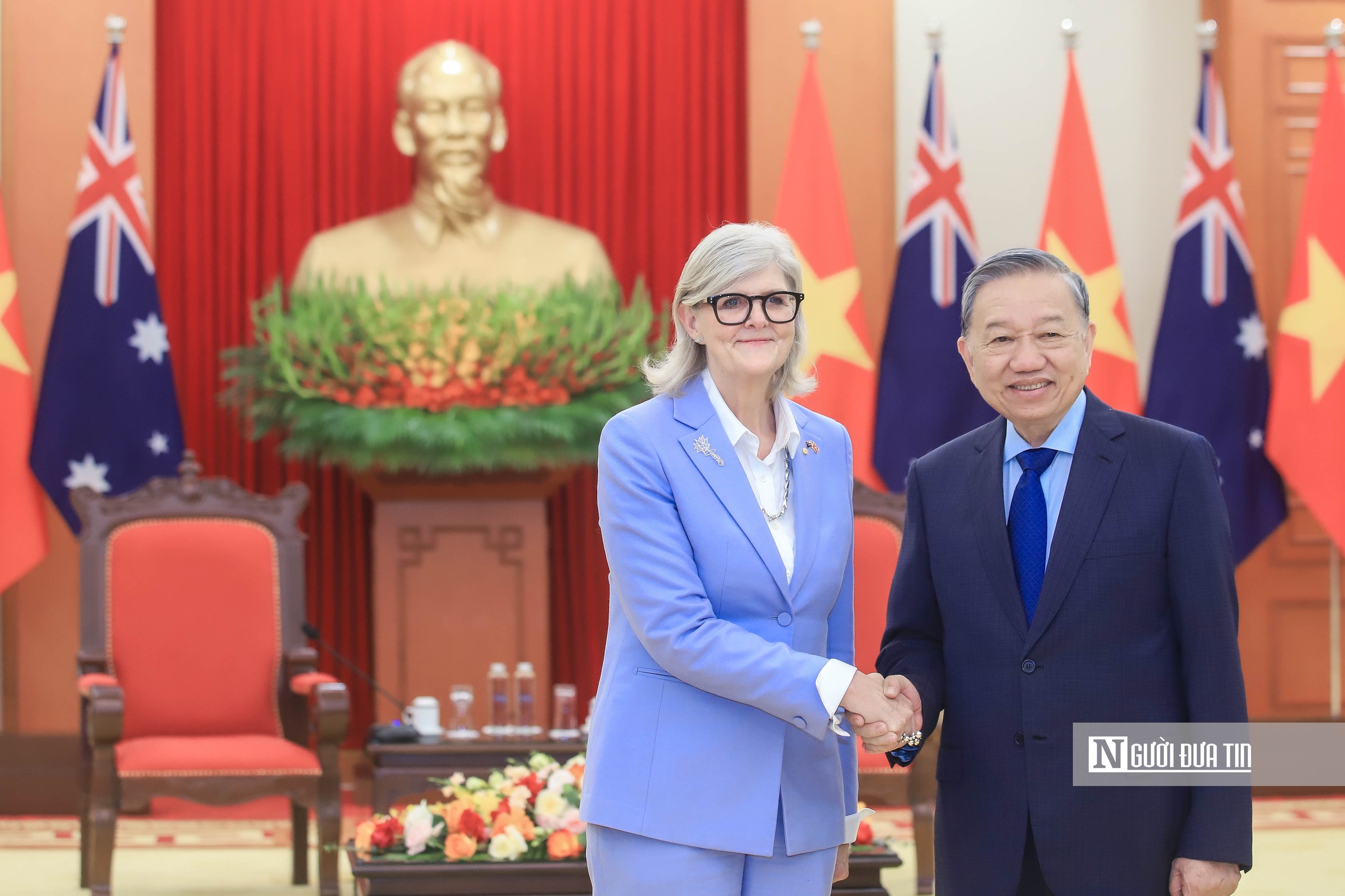 Tổng Bí thư Tô Lâm tiếp Toàn quyền Australia Sam Mostyn - Ảnh 3. Tổng Bí thư Tô Lâm tiếp Toàn quyền Australia Sam Mostyn - Ảnh 3.