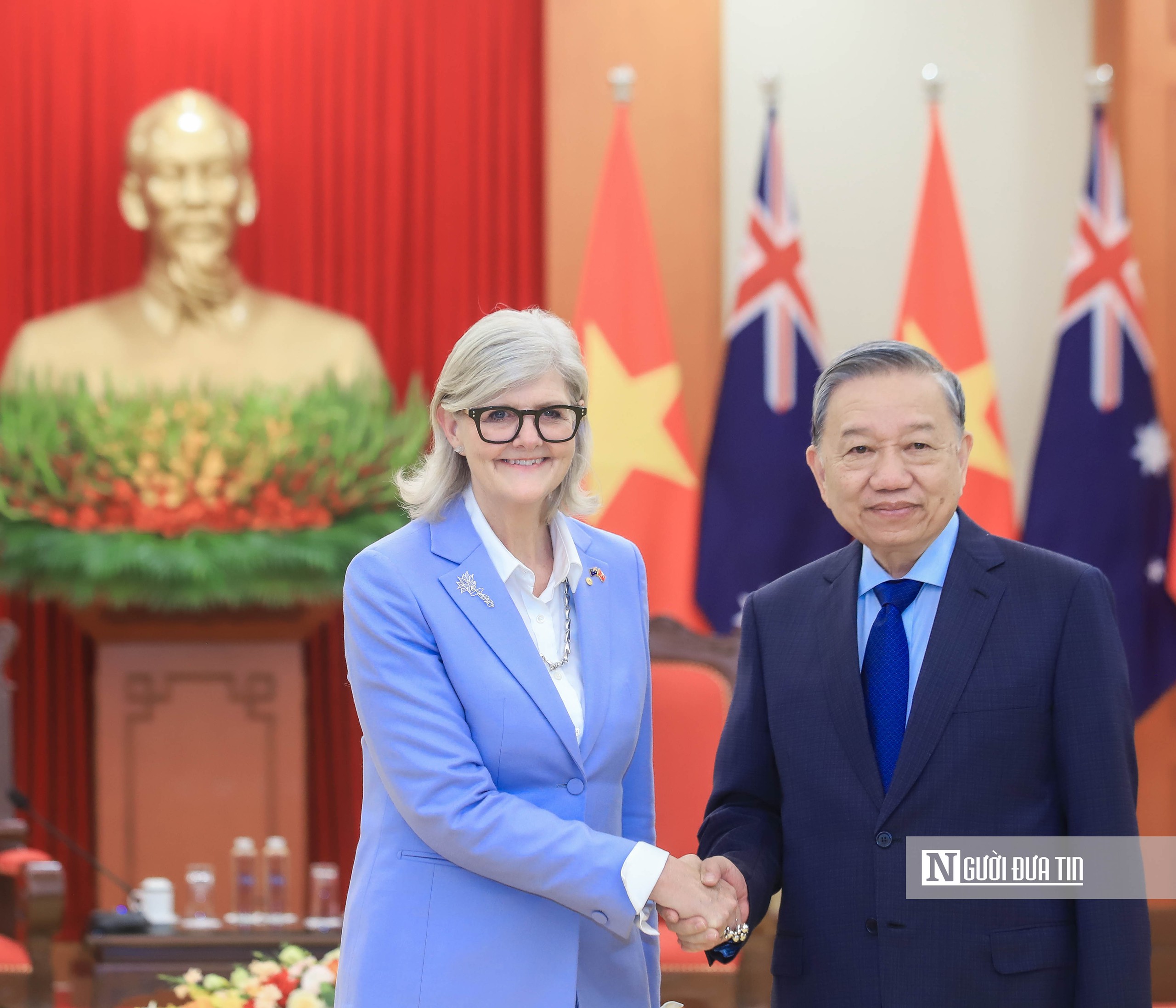 Tổng Bí thư Tô Lâm tiếp Toàn quyền Australia Sam Mostyn - Ảnh 4. Tổng Bí thư Tô Lâm tiếp Toàn quyền Australia Sam Mostyn - Ảnh 4.
