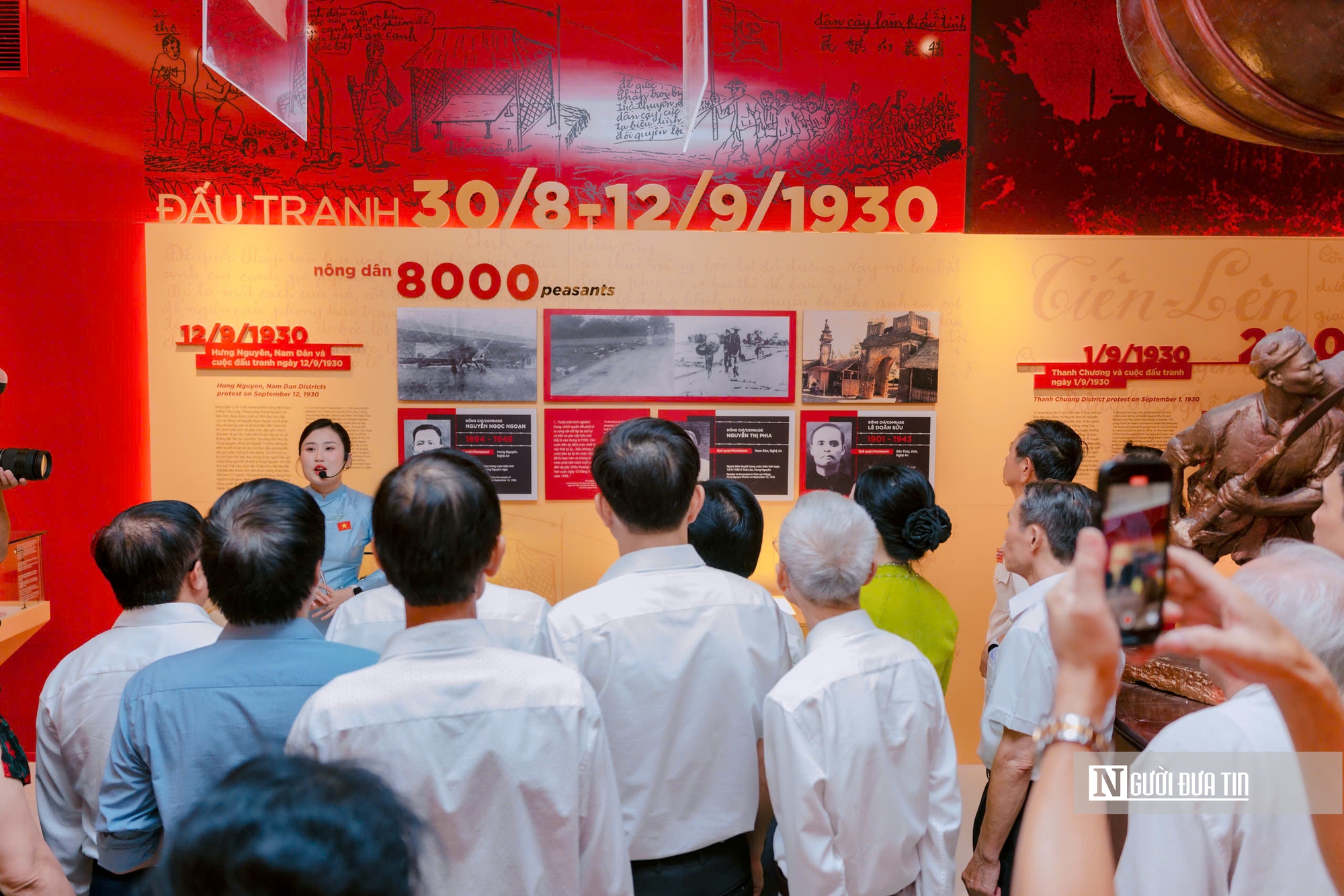 Nữ thuyết minh kết nối lịch sử với triệu trái tim tại bảo tàng Xô viết Nghệ Tĩnh- Ảnh 3.