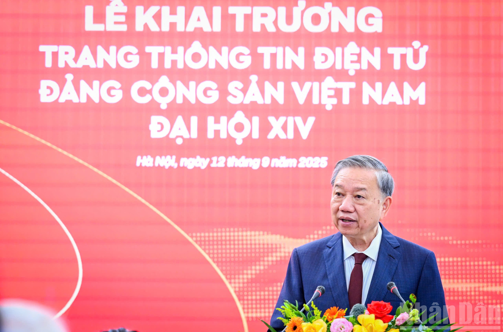 Tổng Bí thư Tô Lâm dự lễ ra mắt Trang thông tin điện tử "Đảng Cộng sản Việt Nam - Đại hội XIV" - Ảnh 3.