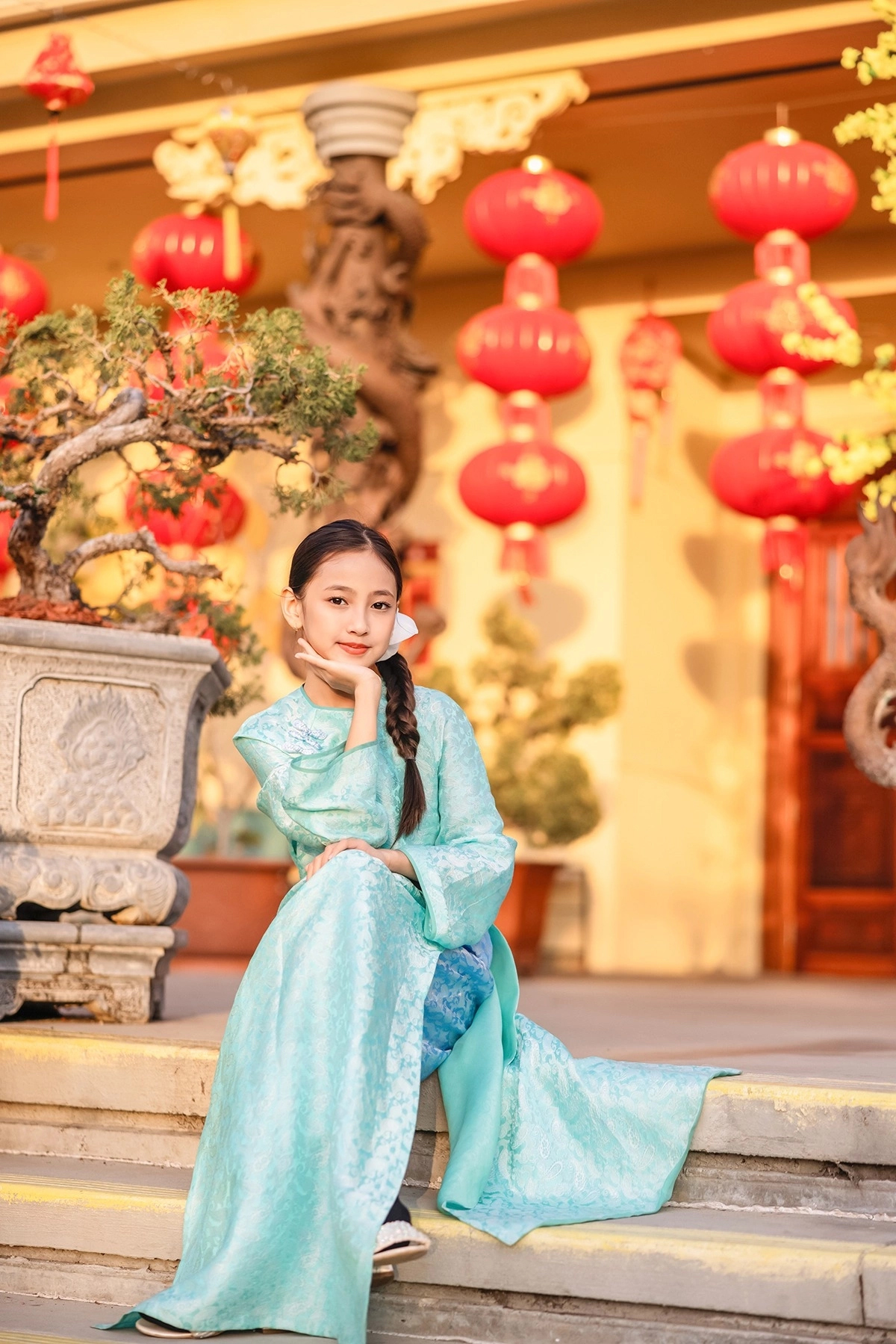 Viann - Con gái Hoa hậu Hà Kiều An ở tuổi lên 10, thu hút sự chú ý - Ảnh 7.
