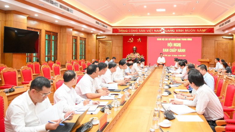 Bảo đảm chất lượng văn kiện và công tác chuẩn bị tổ chức Đại hội Đảng bộ các cơ quan Đảng Trung ương - Ảnh 3.