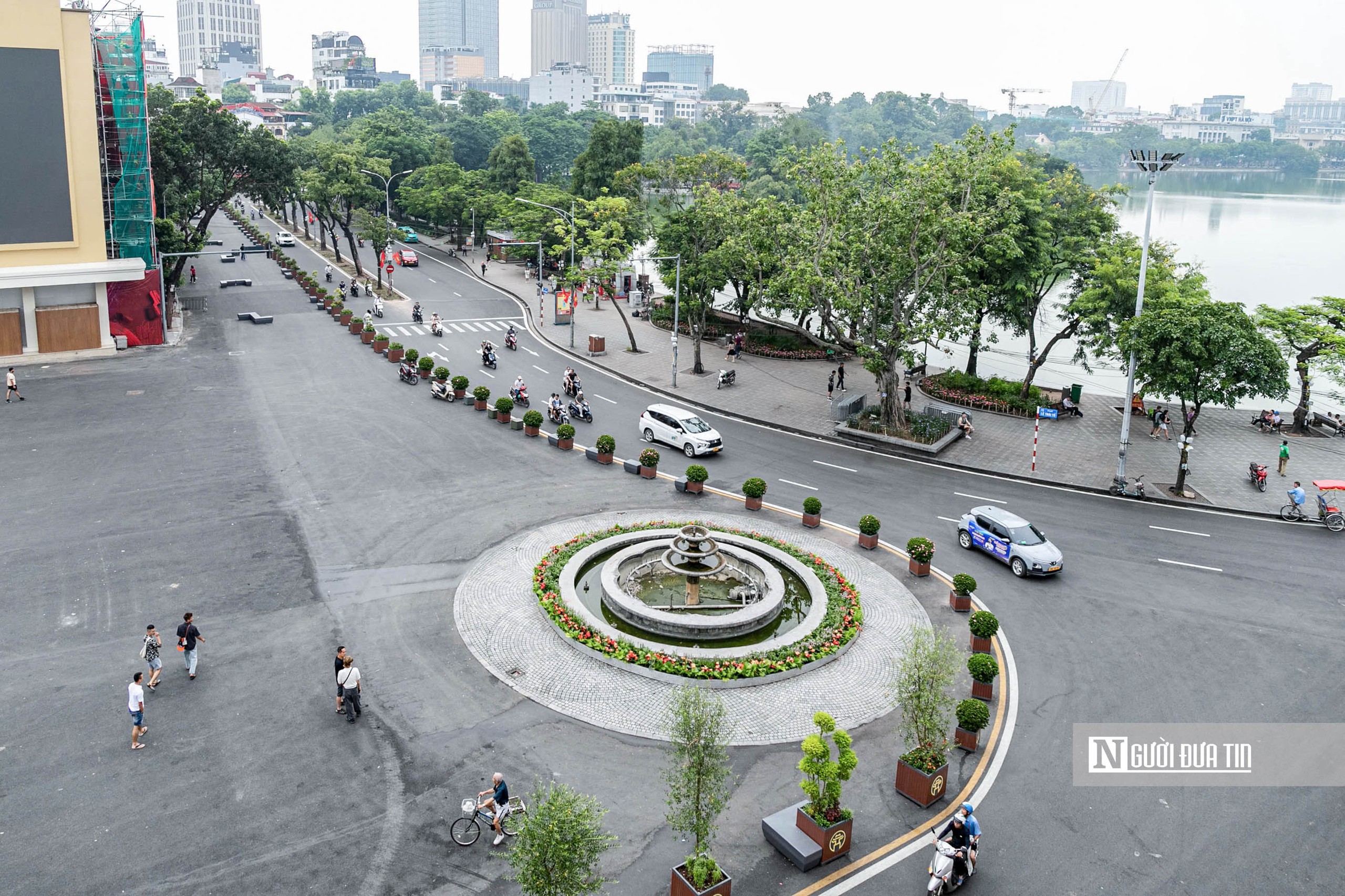 Hà Nội: Không gian hồ Hoàn Kiếm sau 3 tháng cải tạo, chỉnh trang - Ảnh 4.