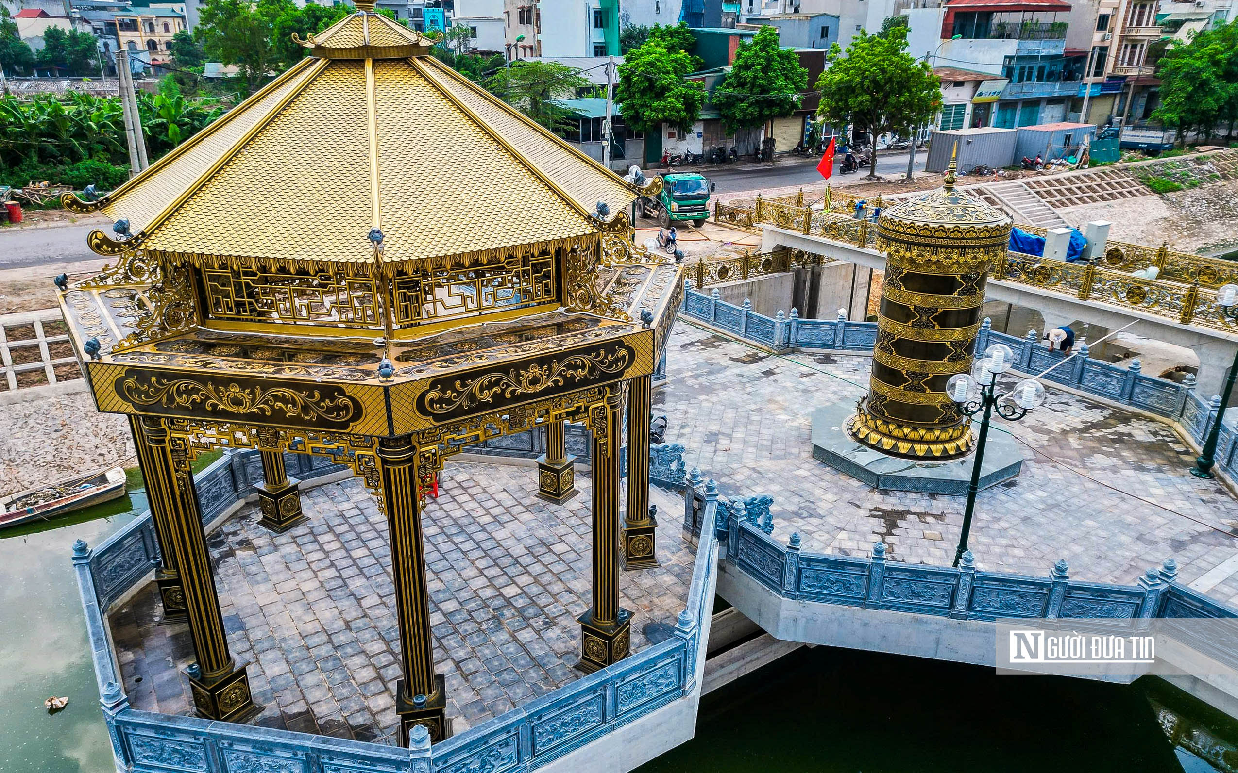 Hà Nội: Hình ảnh mới nhất của đập dâng trên sông Tô Lịch- Ảnh 7.
