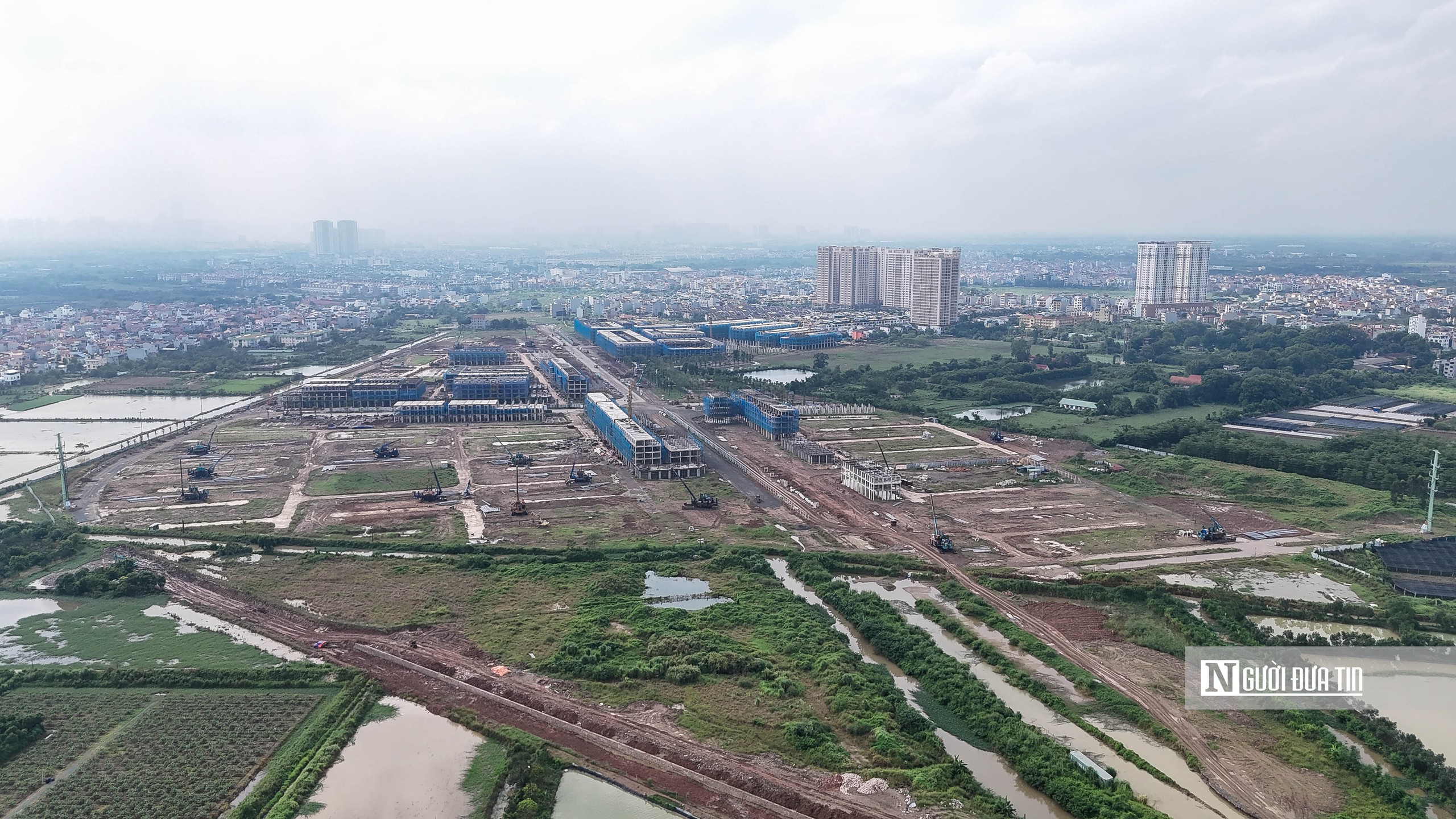 Hà Nội: Toàn cảnh dự án gần 14.000 tỷ đồng đang được xây dựng tại xã Ô Diên- Ảnh 1. Hà Nội: Toàn cảnh dự án gần 14.000 tỷ đồng đang được xây dựng tại xã Ô Diên- Ảnh 1.