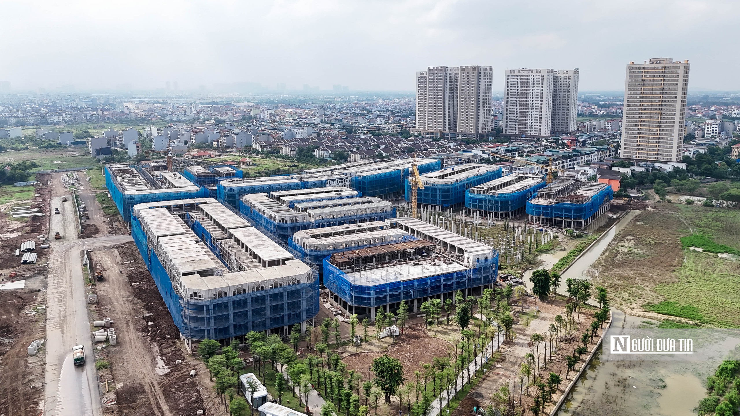 Hà Nội: Toàn cảnh dự án gần 14.000 tỷ đồng đang được xây dựng tại xã Ô Diên- Ảnh 4. Hà Nội: Toàn cảnh dự án gần 14.000 tỷ đồng đang được xây dựng tại xã Ô Diên- Ảnh 4.