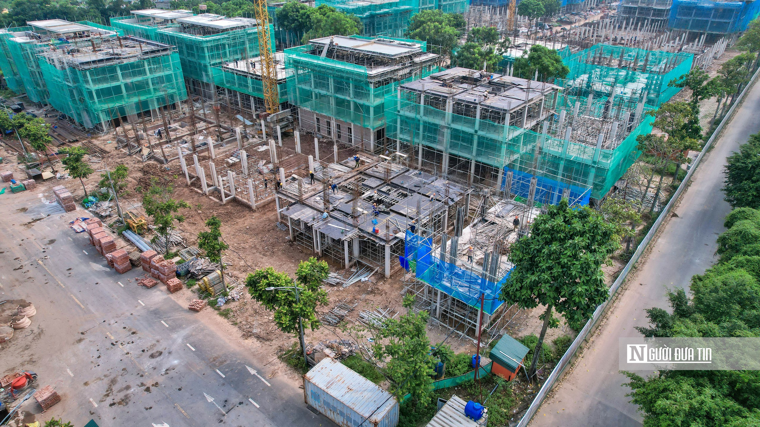Hà Nội: Khu đô thị Thanh Hà rầm rộ thi công sau nhiều năm - Ảnh 8.