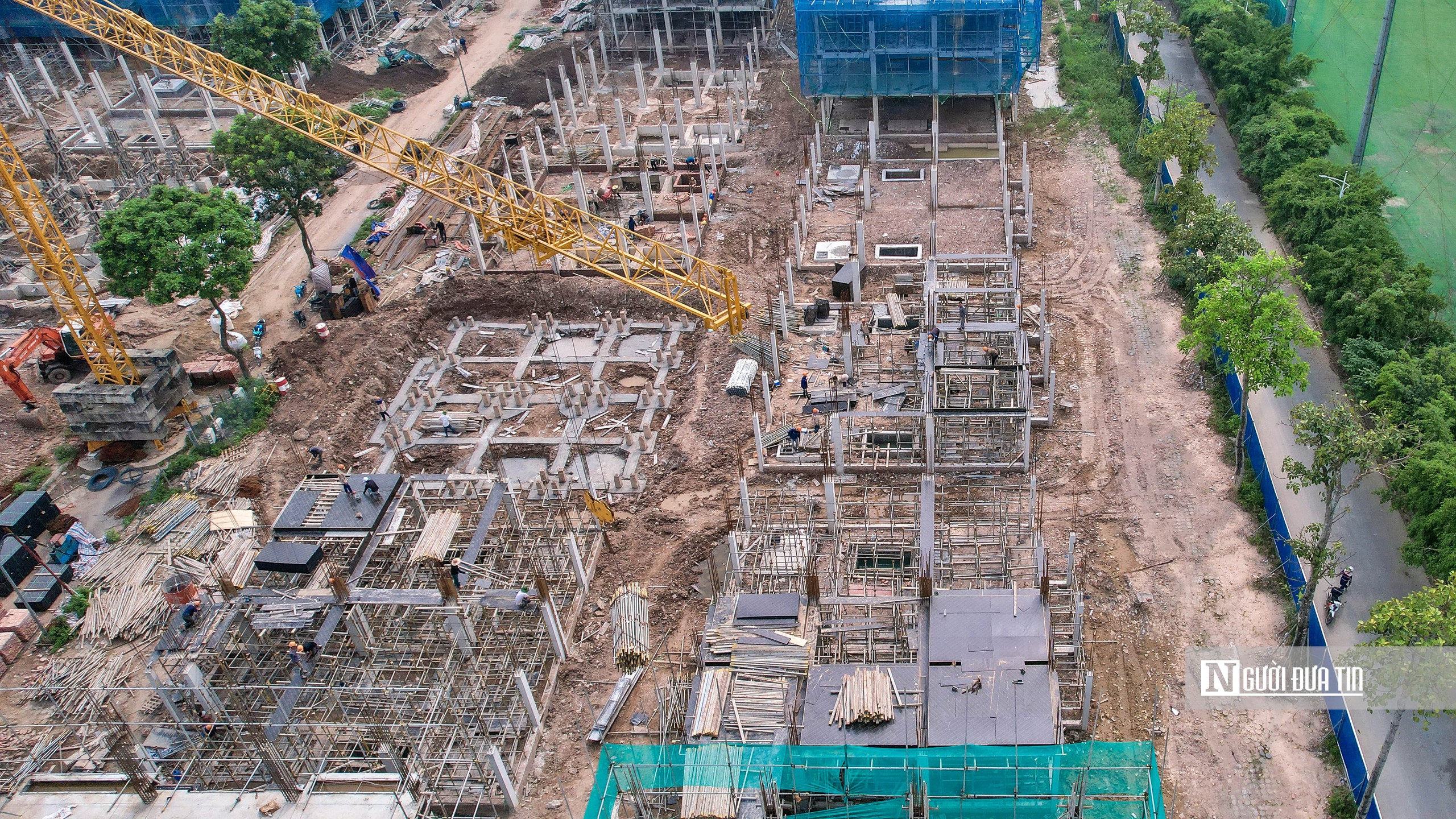 Hà Nội: Khu đô thị Thanh Hà rầm rộ thi công sau nhiều năm - Ảnh 19.