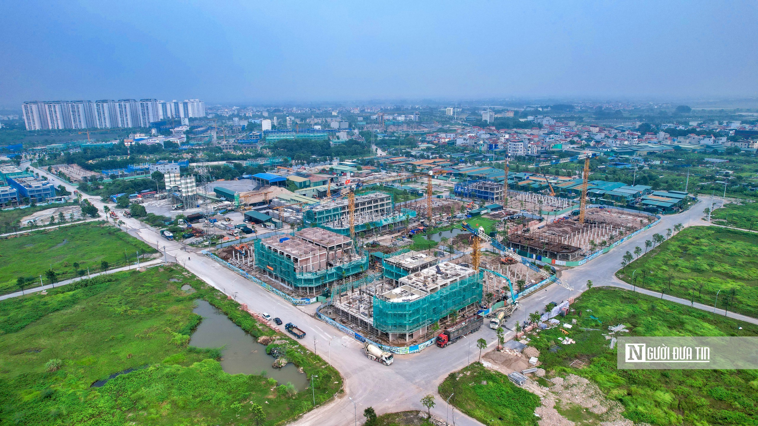 Hà Nội: Khu đô thị Thanh Hà rầm rộ thi công sau nhiều năm - Ảnh 3.