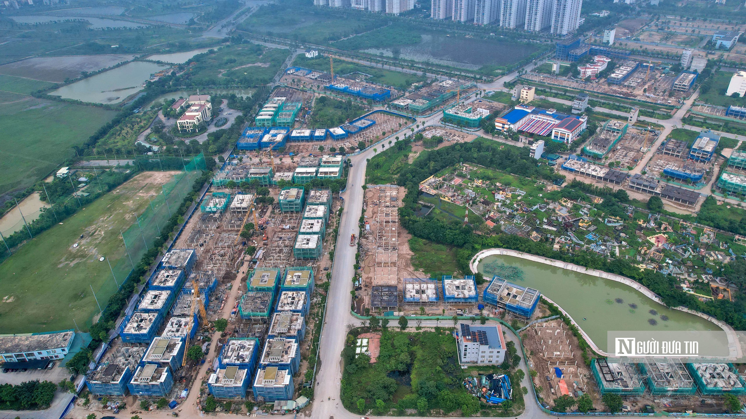 Hà Nội: Khu đô thị Thanh Hà rầm rộ thi công sau nhiều năm - Ảnh 14.