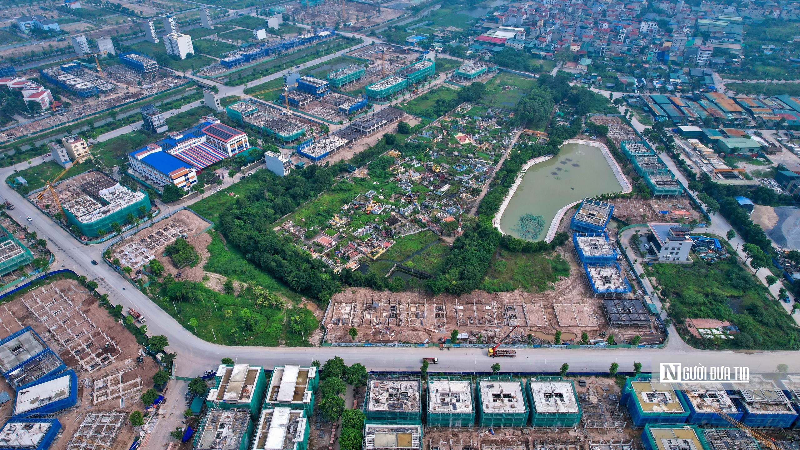 Hà Nội: Khu đô thị Thanh Hà rầm rộ thi công sau nhiều năm - Ảnh 16.
