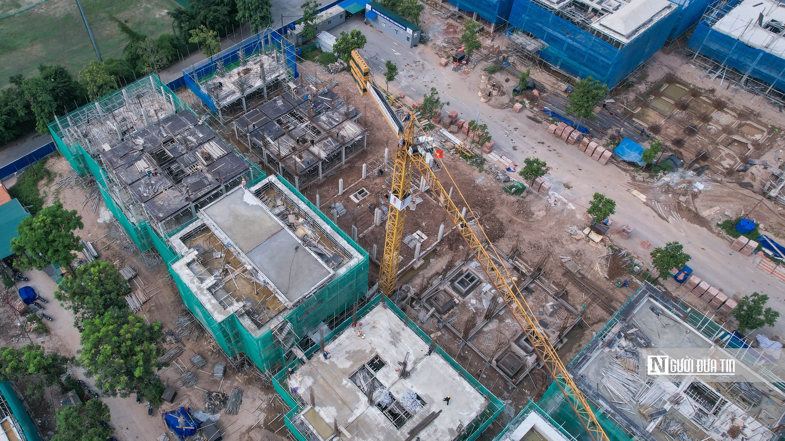 Hà Nội: Khu đô thị Thanh Hà rầm rộ thi công sau nhiều năm - Ảnh 7.