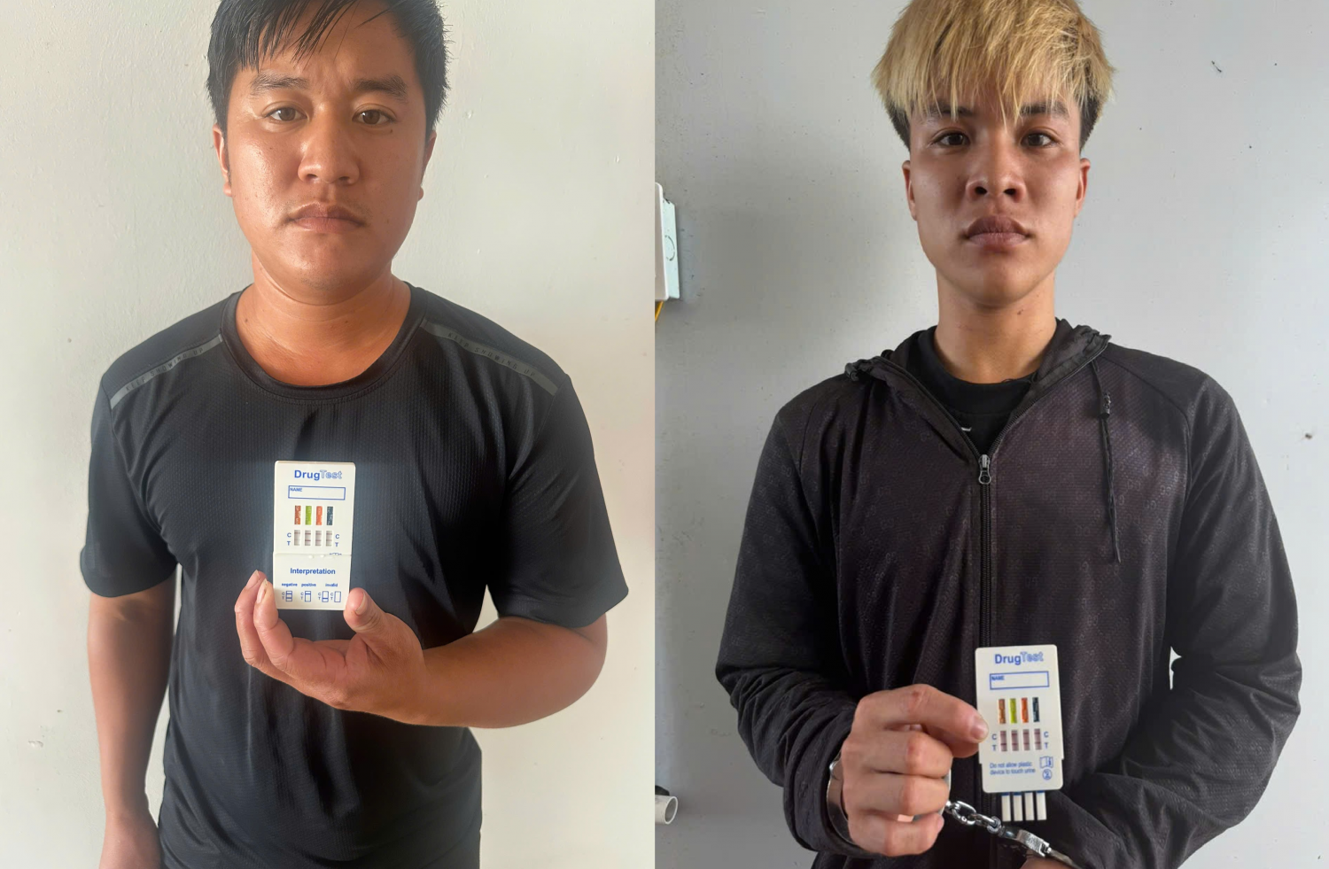 Bắt giữ 2 đối tượng sử dụng súng hơi tự chế bắn vỡ kính xe ô tô trên cao tốc - Ảnh 1.