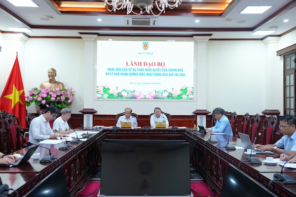 Đề xuất mức cọc lên đến 50% giá khởi điểm trong đấu giá tài sản - Ảnh 1.