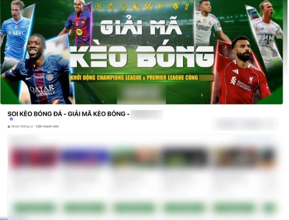 Fanpage 'Châu Việt Cường' quảng cáo web cá độ, cờ bạc - Ảnh 1.