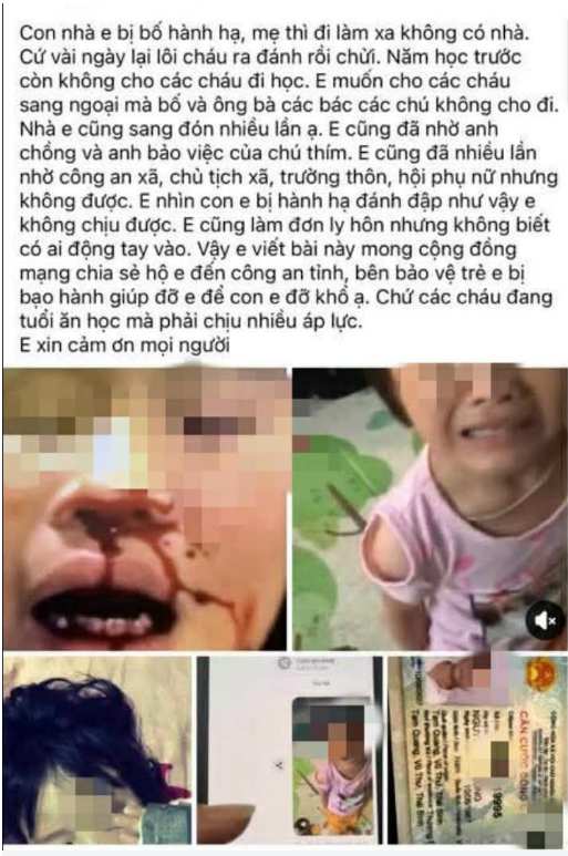 Vụ nghi bố đe dọa, bạo hành, ép con gái gọi cho mẹ "yêu cầu gửi tiền": Công an vào cuộc xác minh- Ảnh 2.