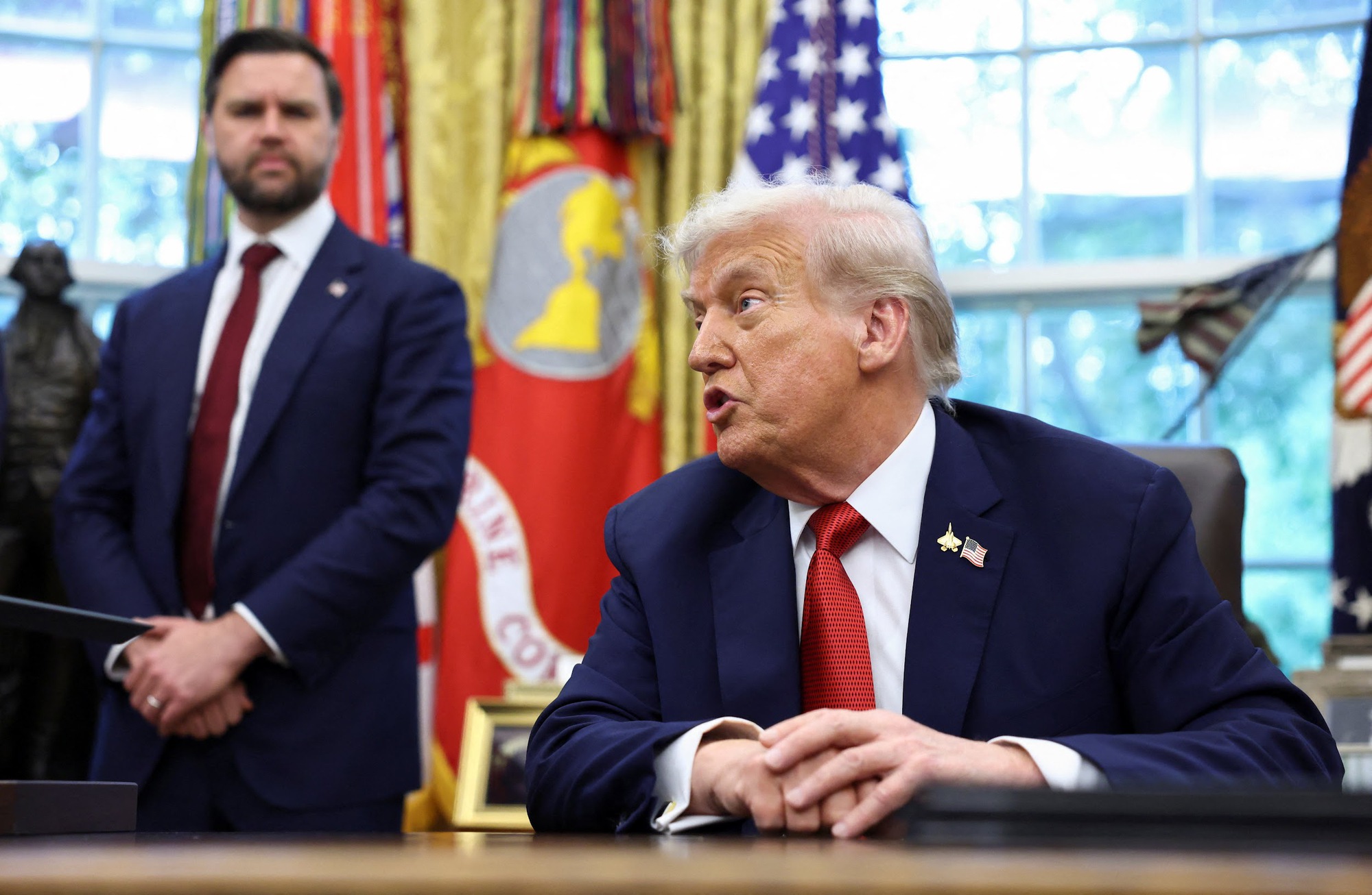 "Đến lúc dừng rồi": Tổng thống Trump cam kết Israel sẽ không sáp nhập Bờ Tây - Ảnh 1.