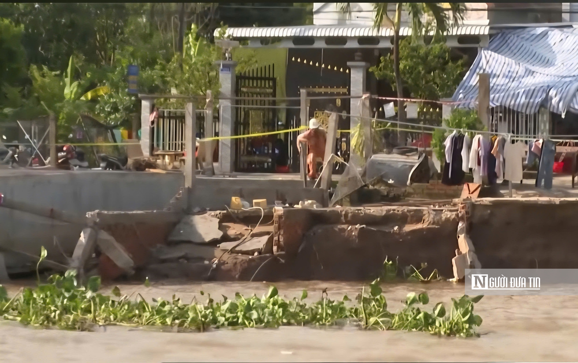 Sạt lở sông Tiền: Gần 1.000 nhân khẩu sống ven sông Tiền bị uy hiếp - Ảnh 6.