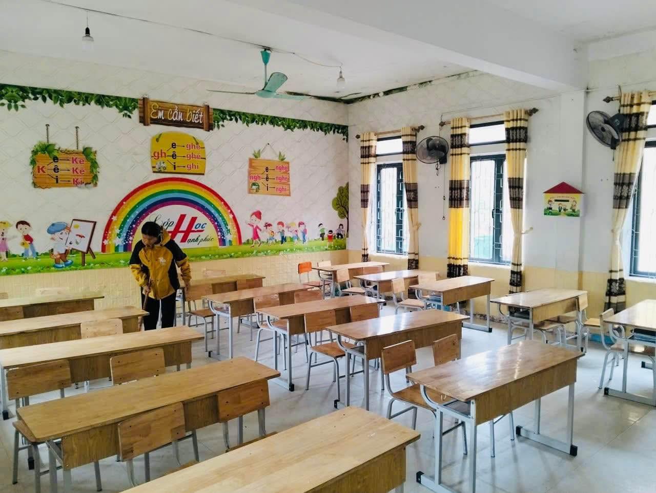 Hà Tĩnh: Nhanh chóng dọn dẹp trường lớp, ổn định nền nếp học tập sau bão số 10- Ảnh 3.