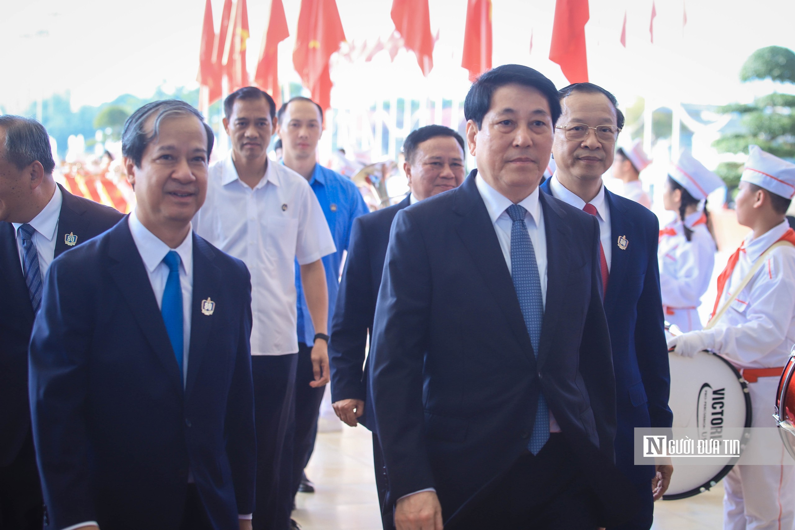 Lãnh đạo Đảng, Nhà nước dự Lễ kỷ niệm 80 năm truyền thống ngành Giáo dục- Ảnh 4. Lãnh đạo Đảng, Nhà nước dự Lễ kỷ niệm 80 năm truyền thống ngành Giáo dục- Ảnh 4.