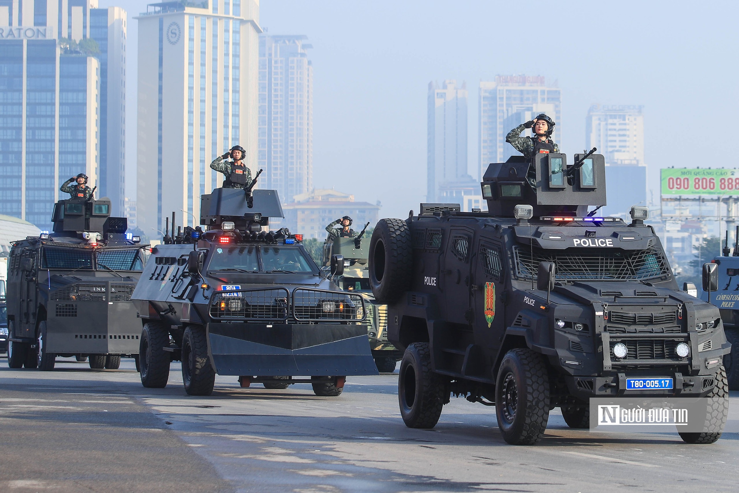 Cận cảnh m&agrave;n thị uy sức mạnh bảo vệ Đại hội Đảng XIV- Ảnh 8.