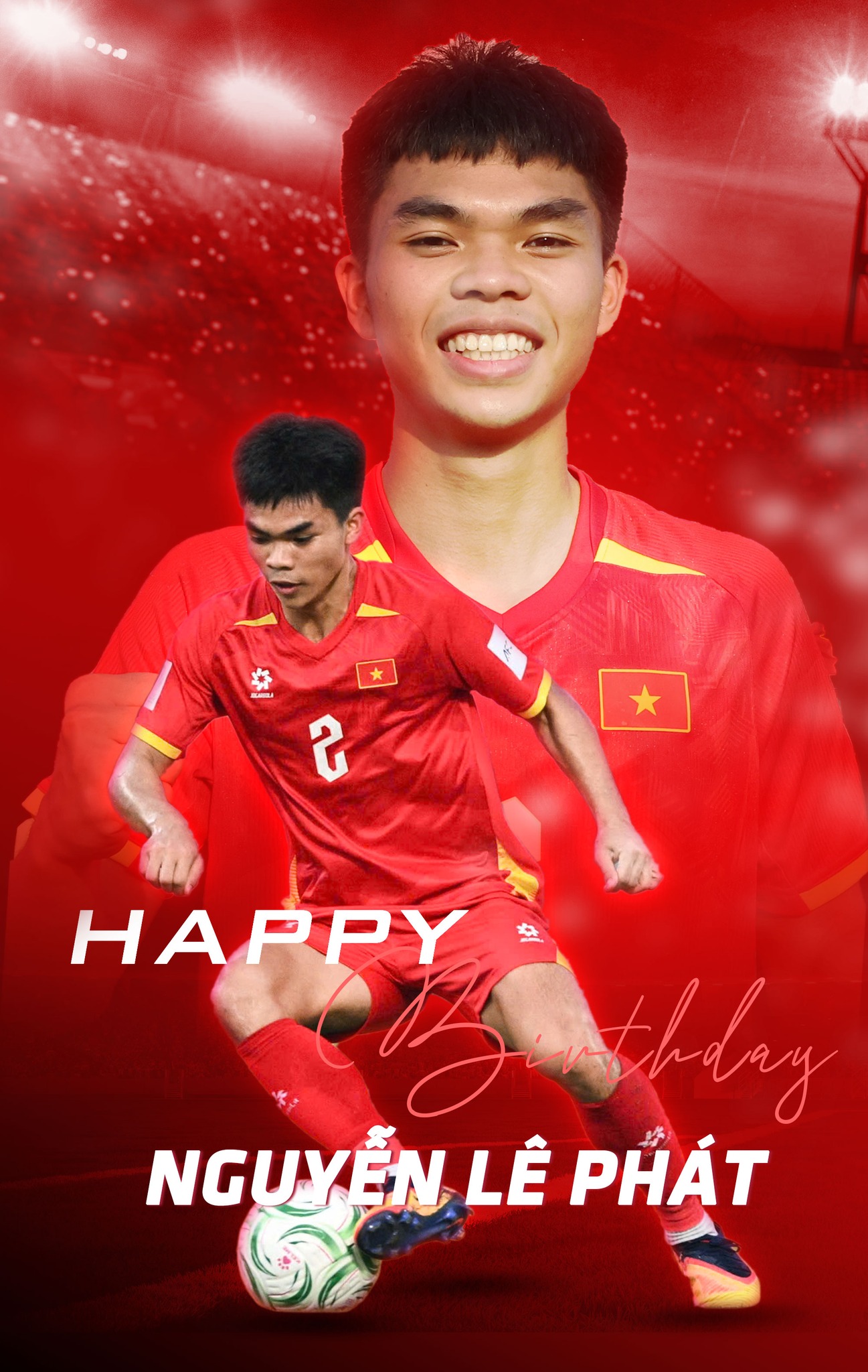 Cầu thủ trẻ nhất U23 Việt Nam - Lê Phát đánh cột mốc đặc biệt ở tuổi 19 - Ảnh 1.