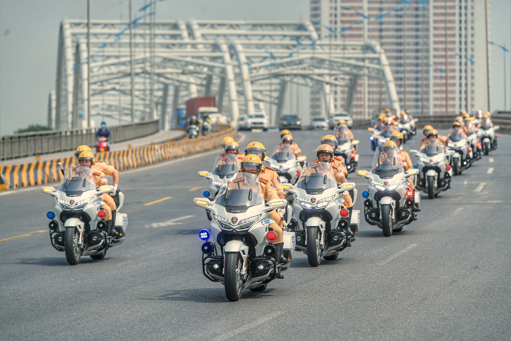 Cục CSGT thông báo các tuyến đường cấm, hạn chế xe phục vụ Đại hội Đảng XIV - Ảnh 1.