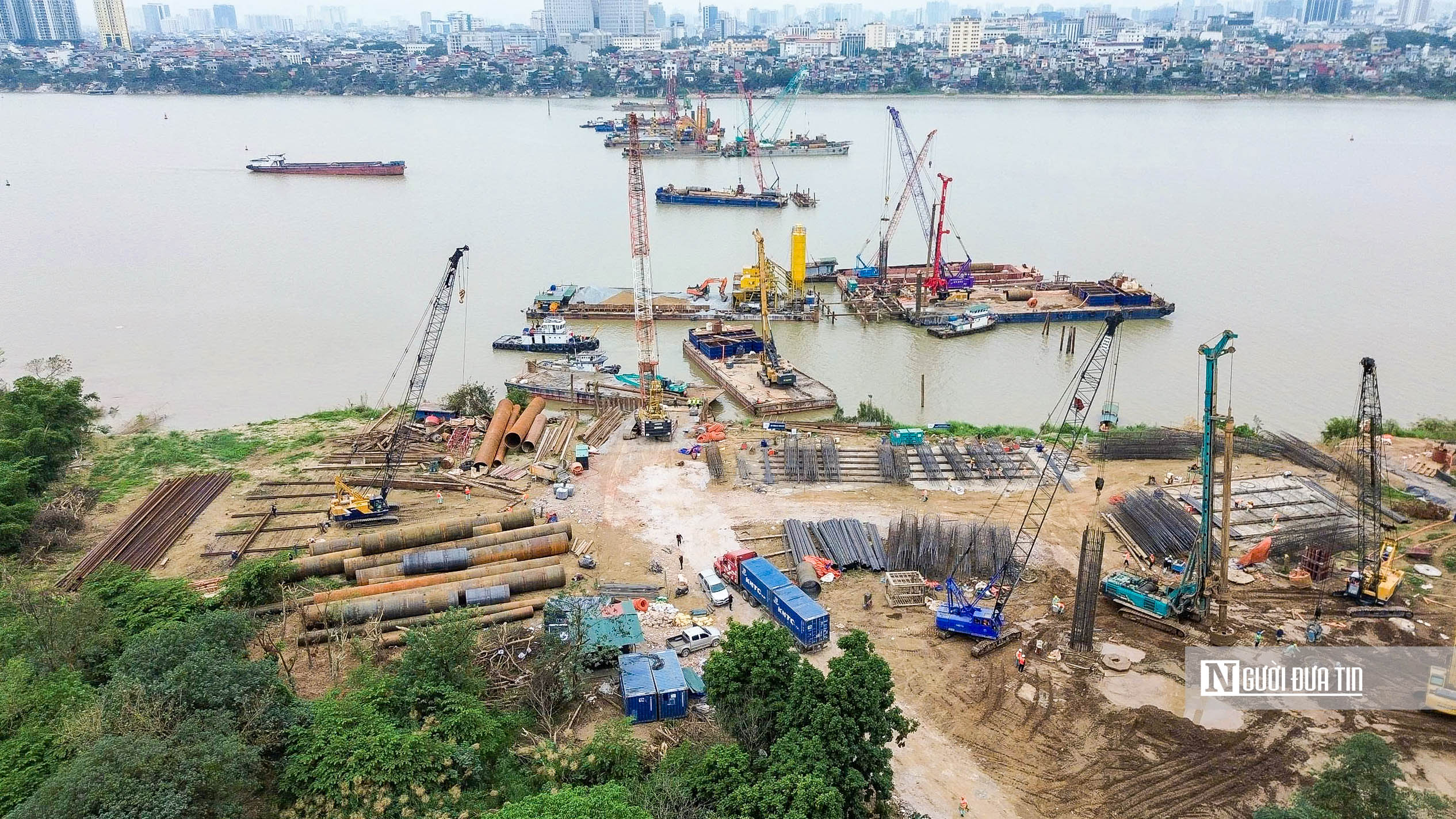 H&agrave; Nội: Cận cảnh đại c&ocirc;ng trường h&igrave;nh th&agrave;nh giữa s&ocirc;ng Hồng 16.000 tỷ đồng - Ảnh 2.