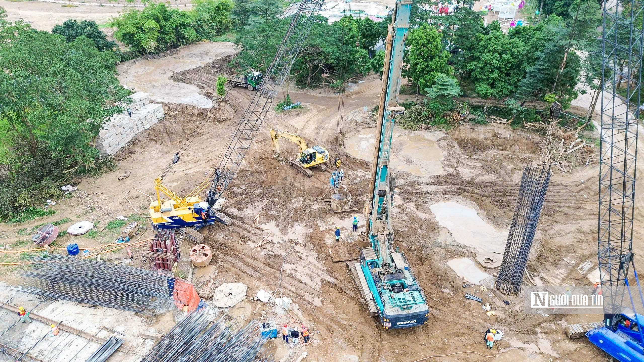 H&agrave; Nội: Cận cảnh đại c&ocirc;ng trường h&igrave;nh th&agrave;nh giữa s&ocirc;ng Hồng 16.000 tỷ đồng - Ảnh 8.