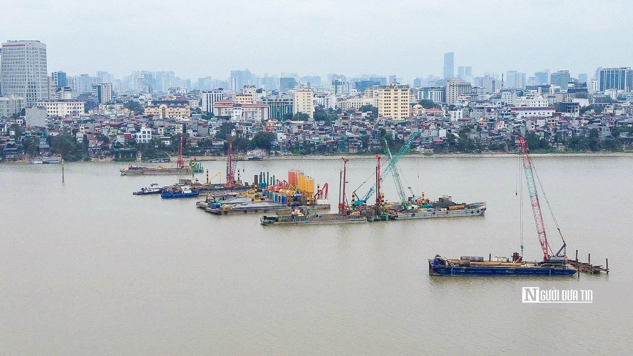 H&agrave; Nội: Cận cảnh đại c&ocirc;ng trường h&igrave;nh th&agrave;nh giữa s&ocirc;ng Hồng 16.000 tỷ đồng - Ảnh 4.