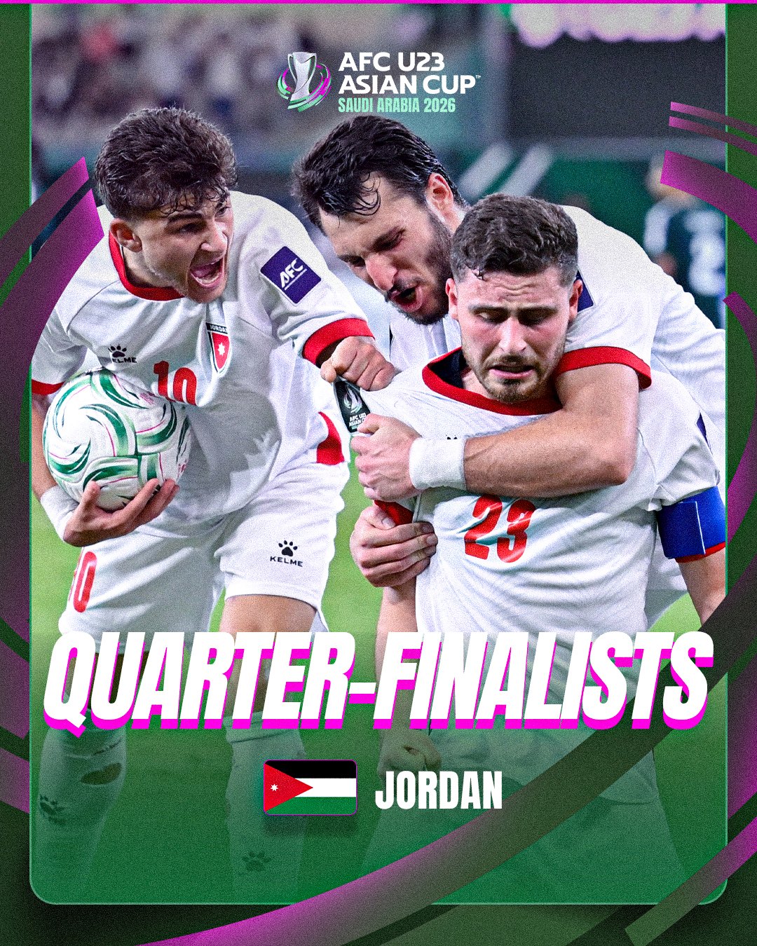 U23 Jordan đến khách sạn ăn mừng với U23 Việt Nam sau "địa chấn" trước Ả Rập Saudi - Ảnh 3.