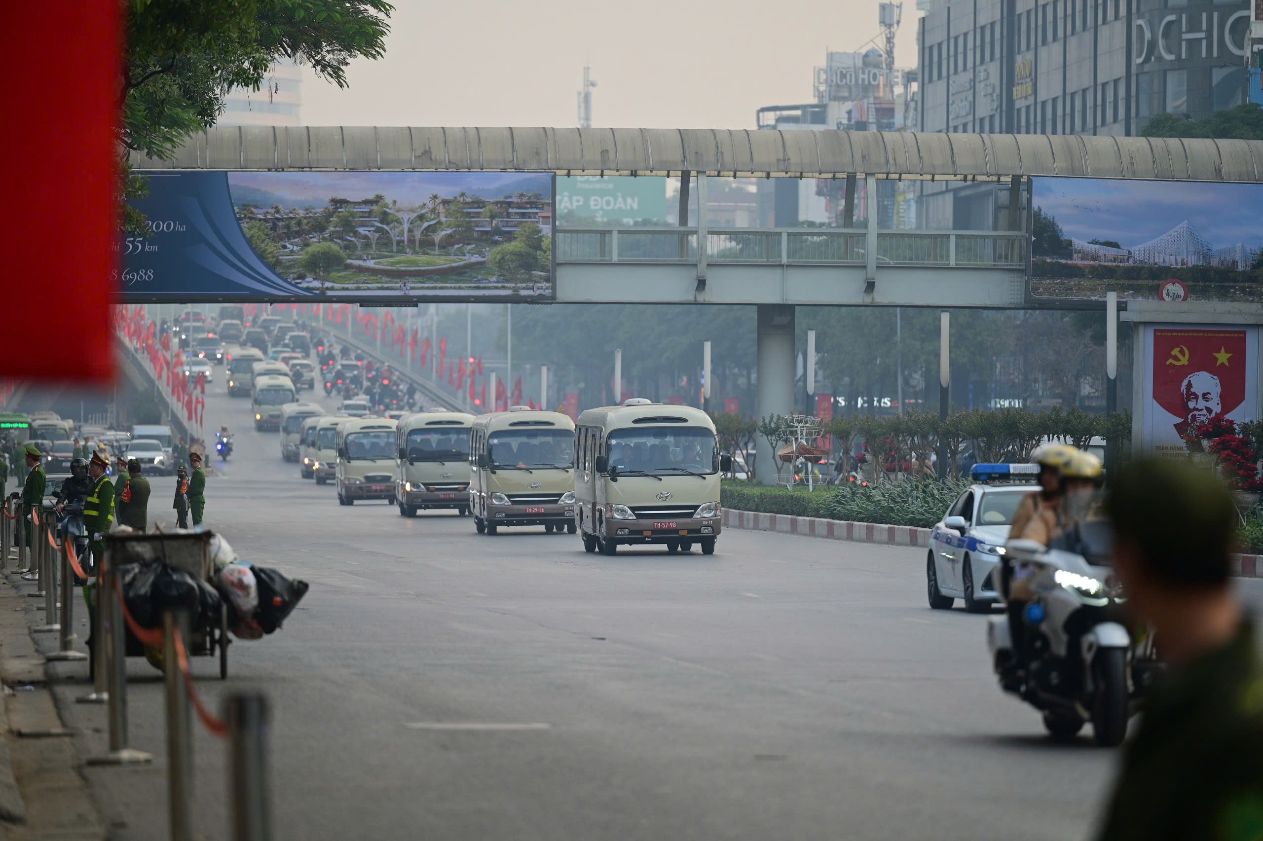 Tổng duyệt phương &aacute;n dẫn đo&agrave;n đại biểu dự Đại hội XIV của Đảng - Ảnh 1.