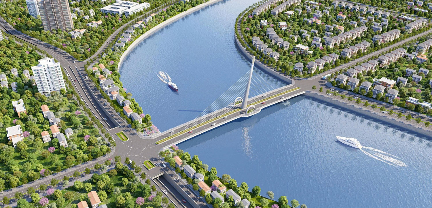 Phương án kiến trúc xây mới cầu Gia Bẩy có tổng mức đầu tư hơn 617 tỷ đồng- Ảnh 1.