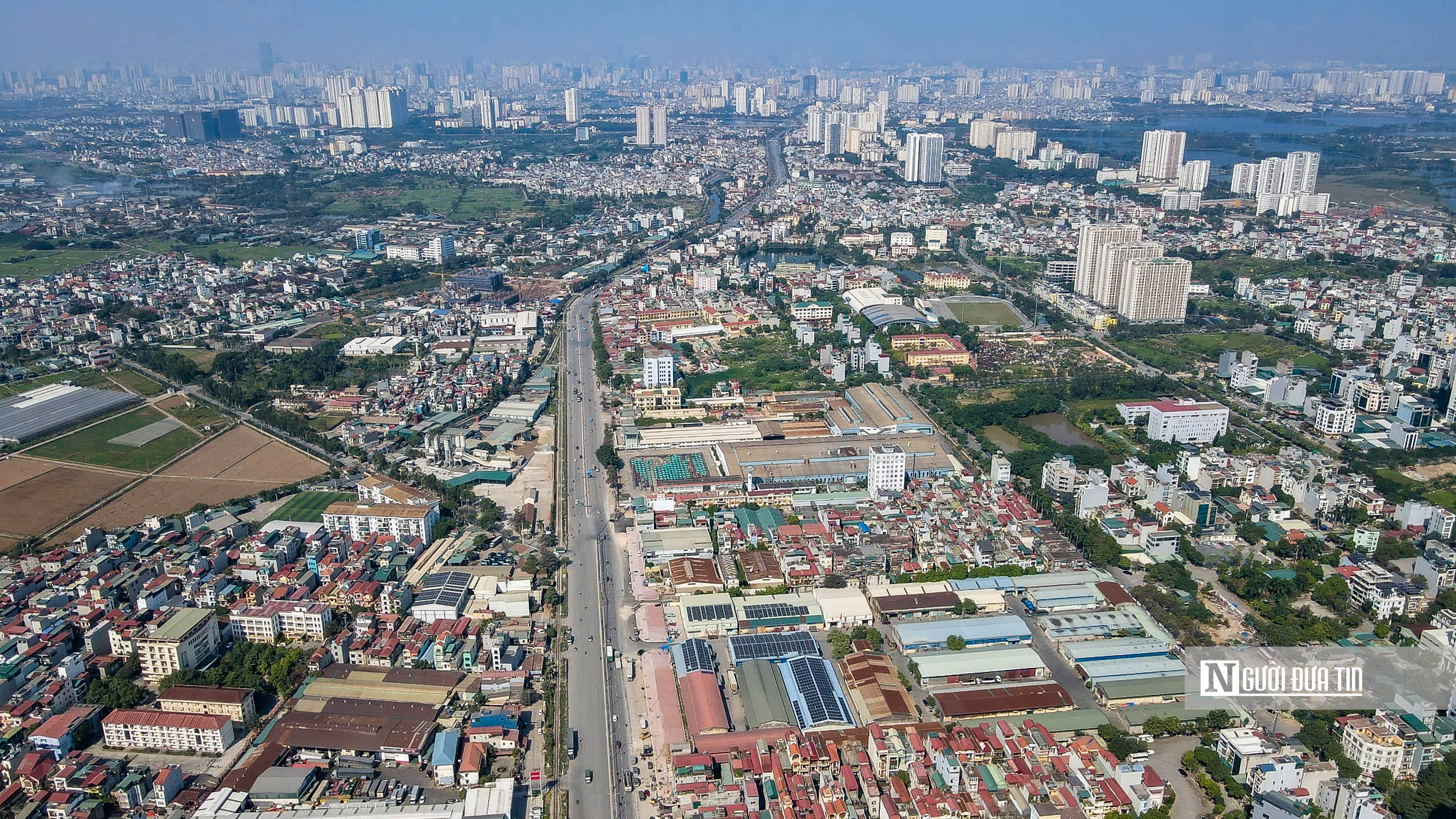 Hà Nội: Toàn cảnh quốc lộ 1A Văn Điển - Ngọc Hồi sau 15 năm- Ảnh 1. Hà Nội: Toàn cảnh quốc lộ 1A Văn Điển - Ngọc Hồi sau 15 năm- Ảnh 1.