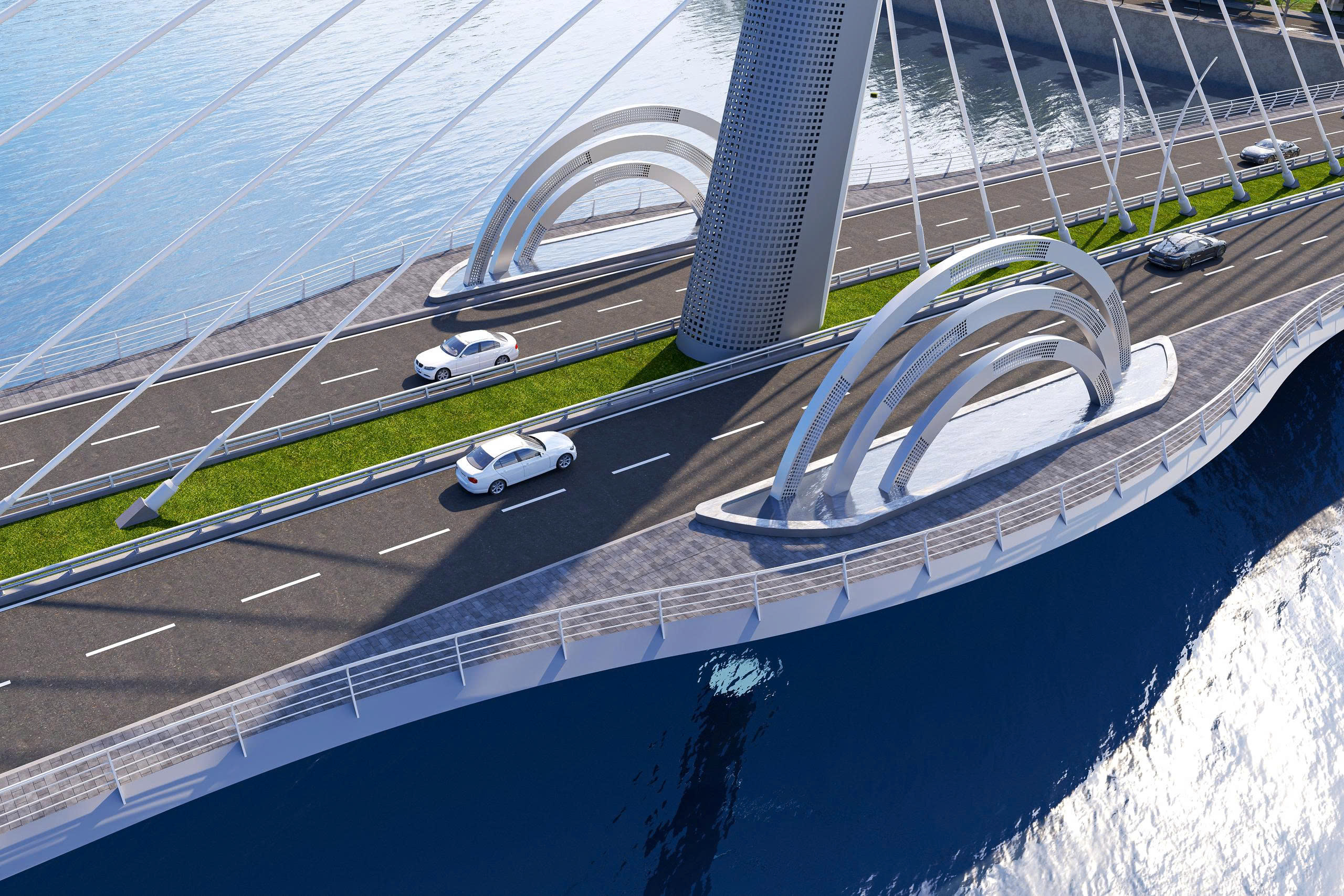 Phương án kiến trúc xây mới cầu Gia Bẩy có tổng mức đầu tư hơn 617 tỷ đồng- Ảnh 3.