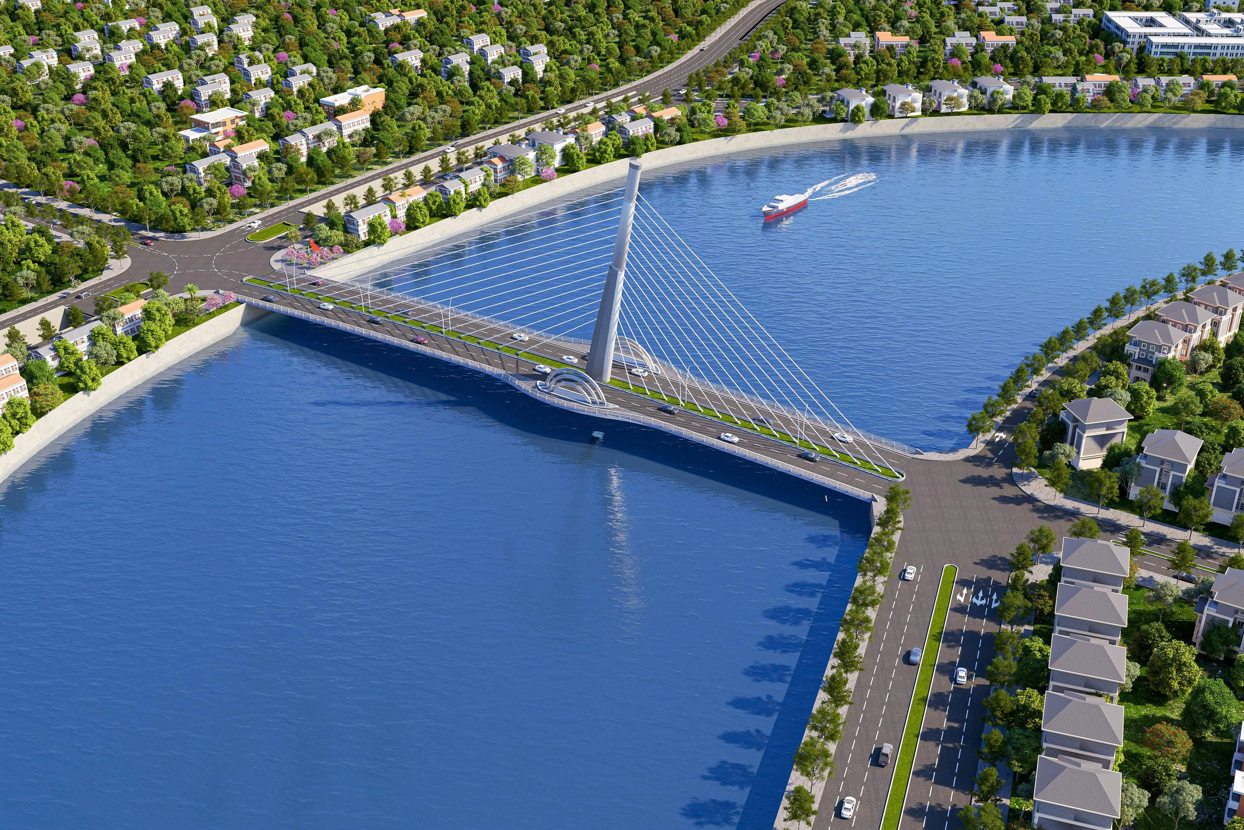 Phương án kiến trúc xây mới cầu Gia Bẩy có tổng mức đầu tư hơn 617 tỷ đồng- Ảnh 5.