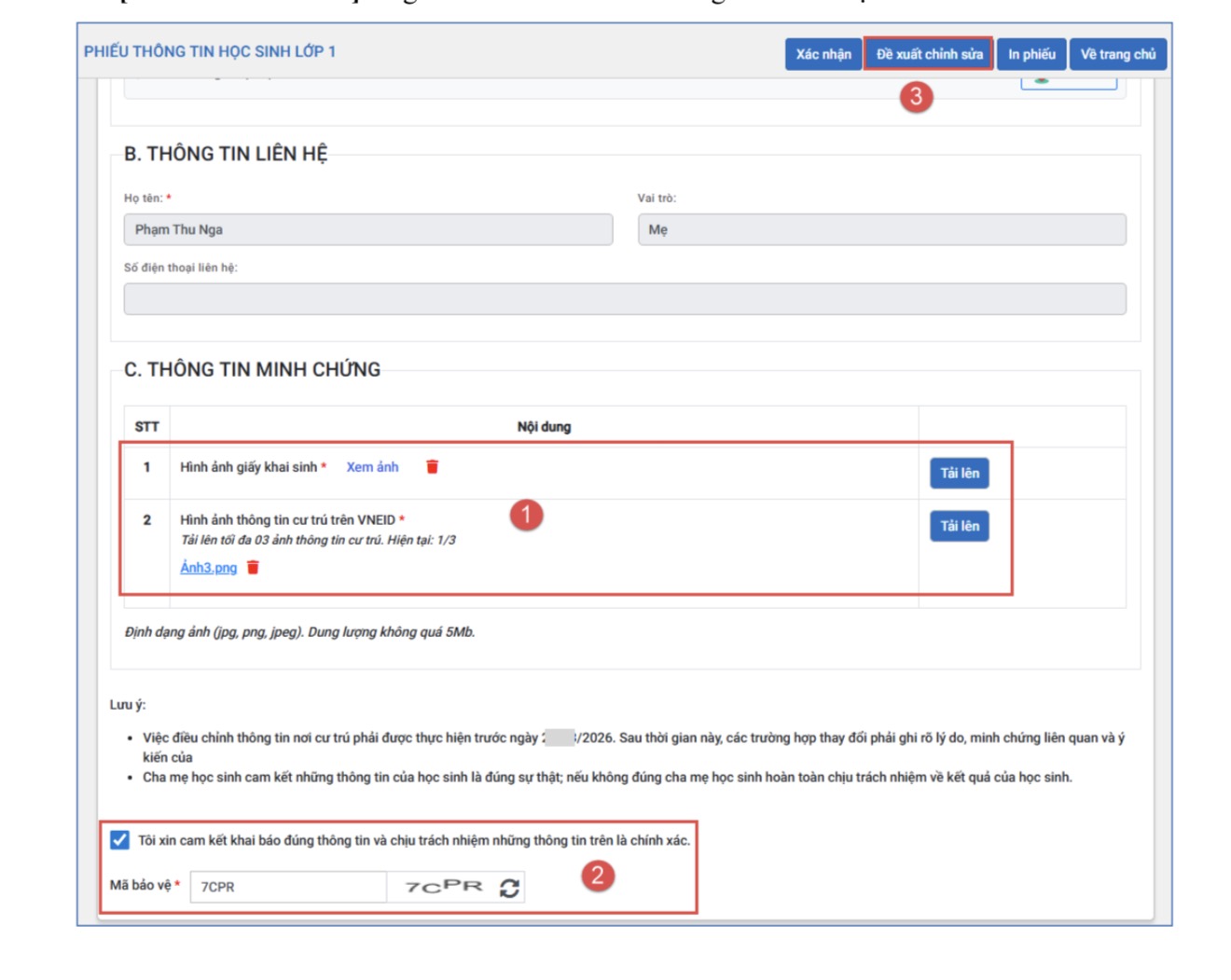 Tuyển sinh đầu cấp tại TP.HCM: C&aacute;c bước x&aacute;c nhận th&ocirc;ng tin phụ huynh cần lưu &yacute; - Ảnh 10.
