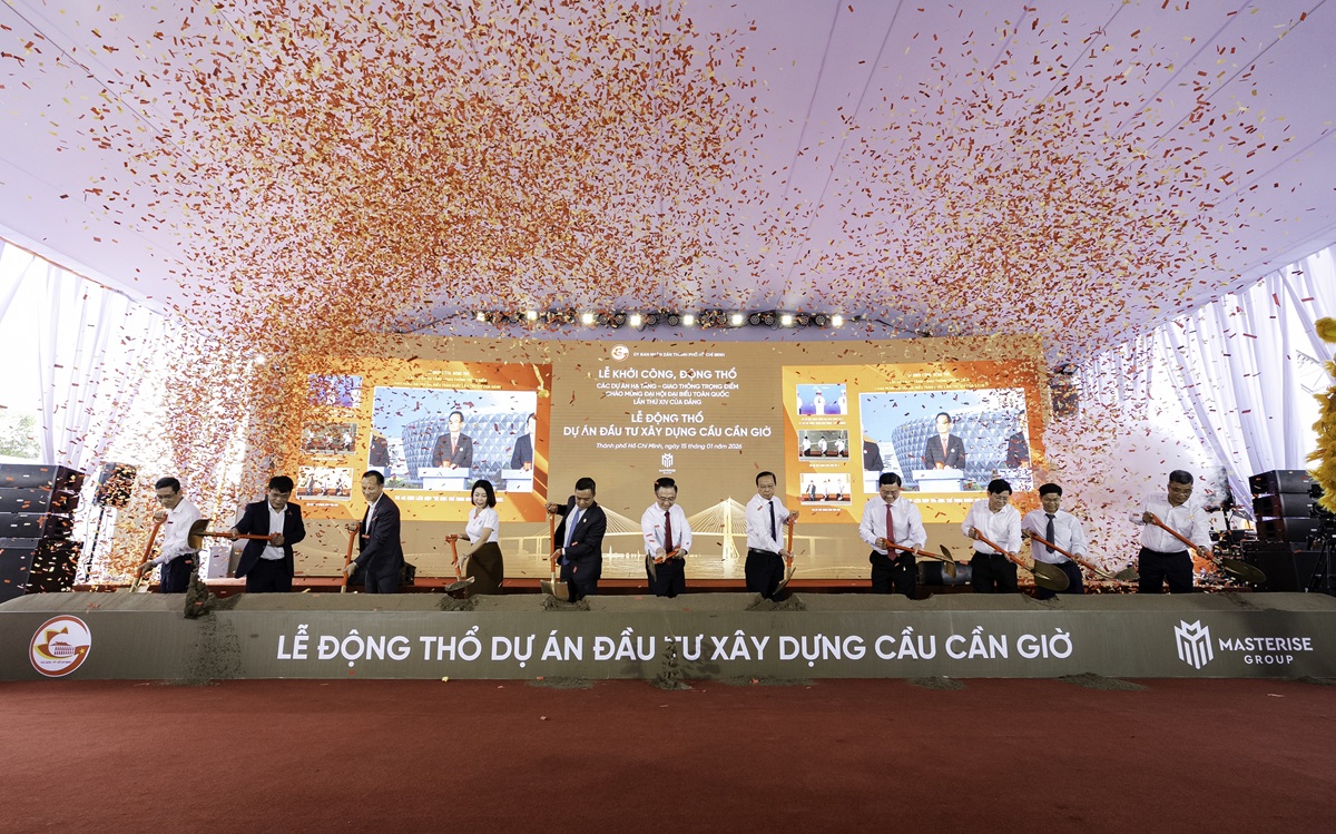 Động thổ cầu Cần Giờ: “Cú đấm thép” hạ tầng mở chu kỳ tăng trưởng mới cho bất động sản biển phía Nam TP.HCM  - Ảnh 1.