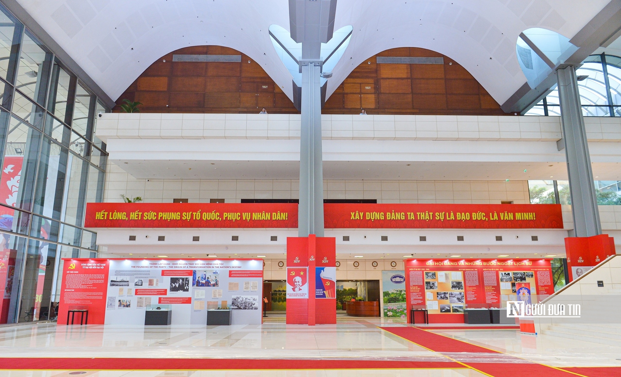 Cận cảnh nơi diễn ra Đại hội XIV của Đảng trước ng&agrave;y khai mạc- Ảnh 3.