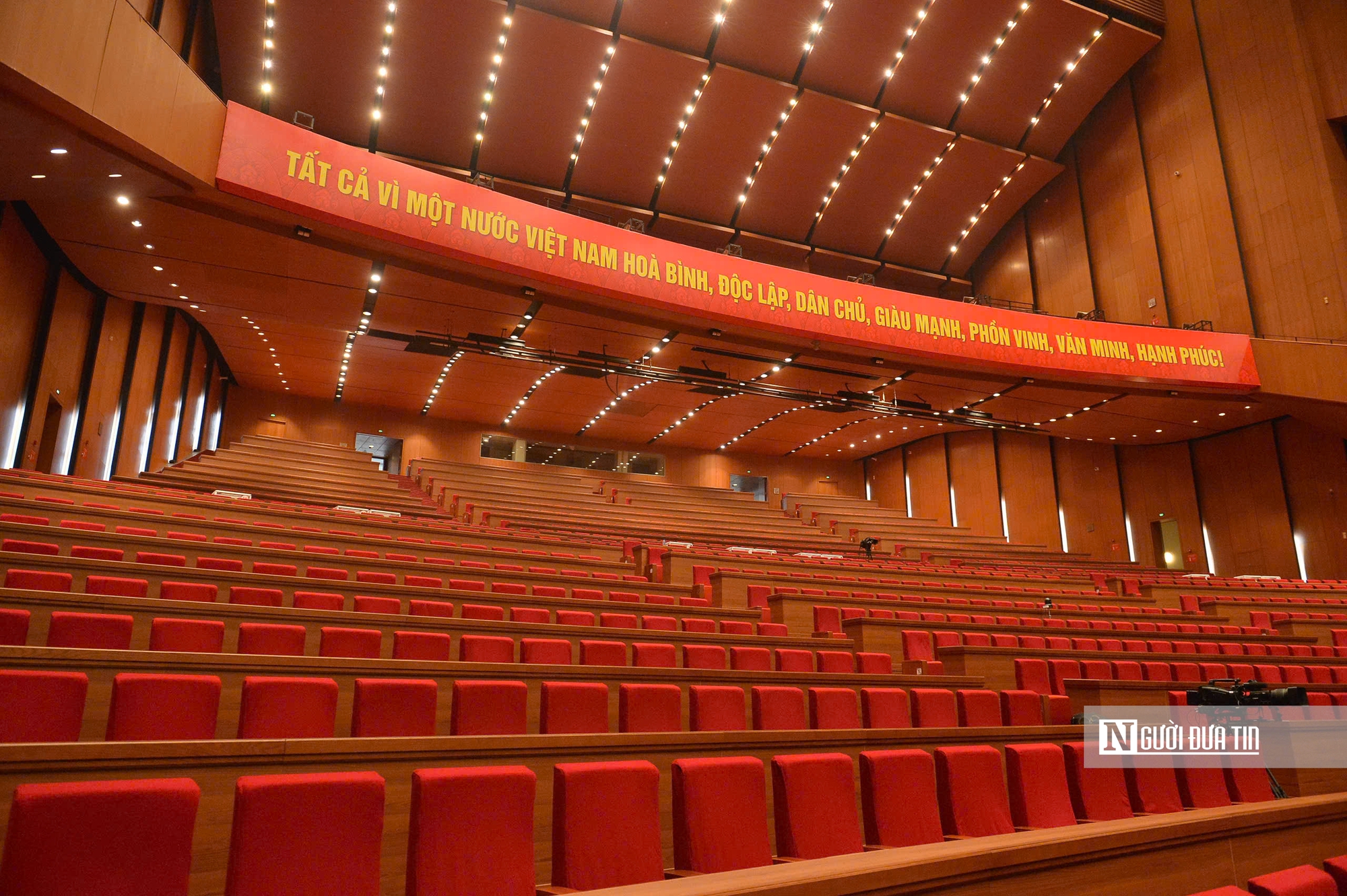 Cận cảnh nơi diễn ra Đại hội XIV của Đảng trước ng&agrave;y khai mạc- Ảnh 12.