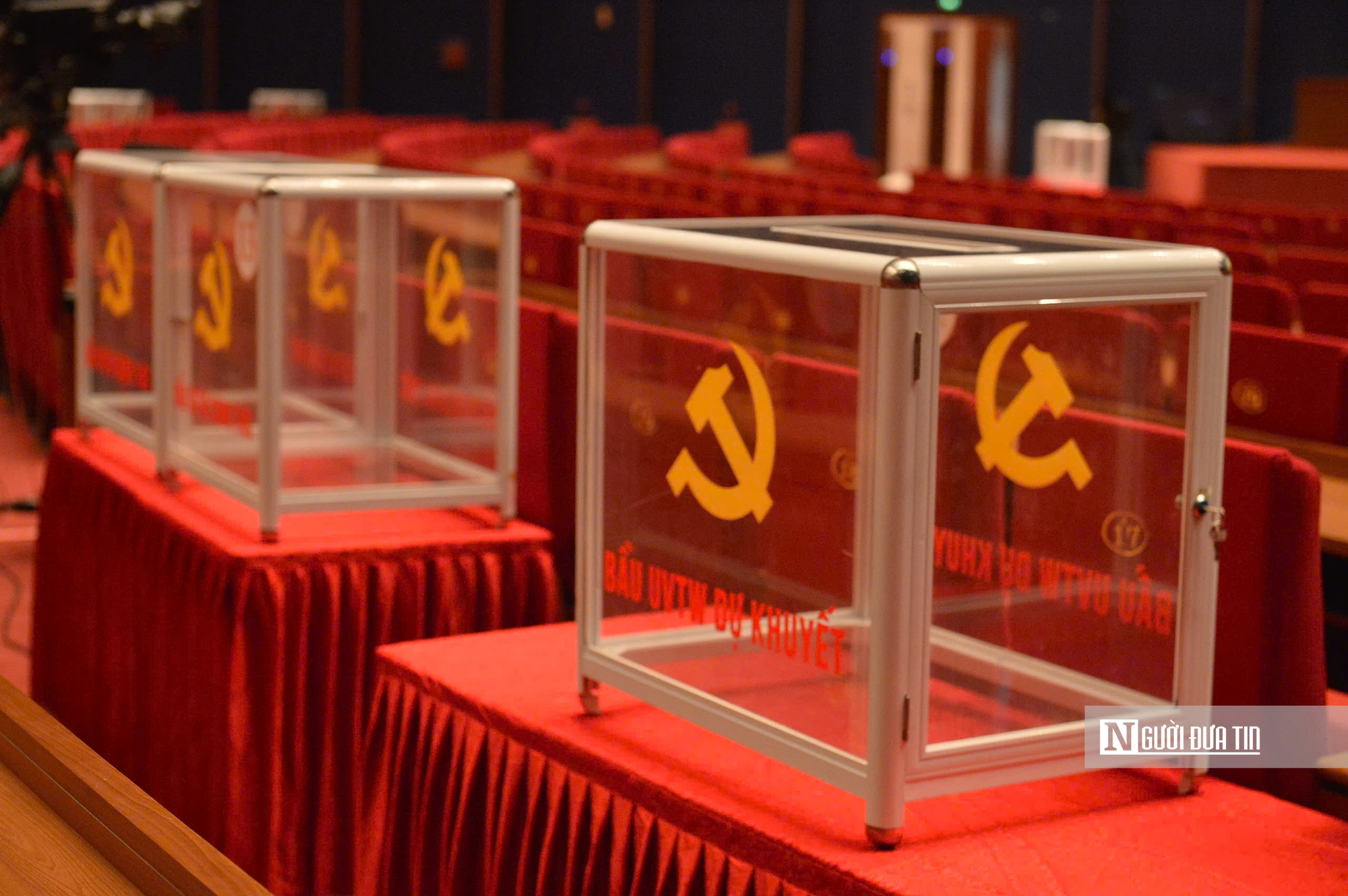 Cận cảnh nơi diễn ra Đại hội XIV của Đảng trước ng&agrave;y khai mạc- Ảnh 13.